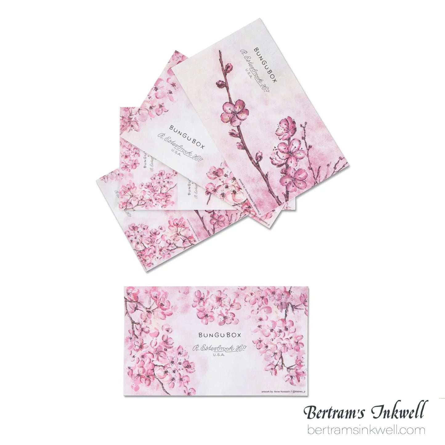 Esterbrook x Bungubox Kachofugetsu Flower Blotter Paper
