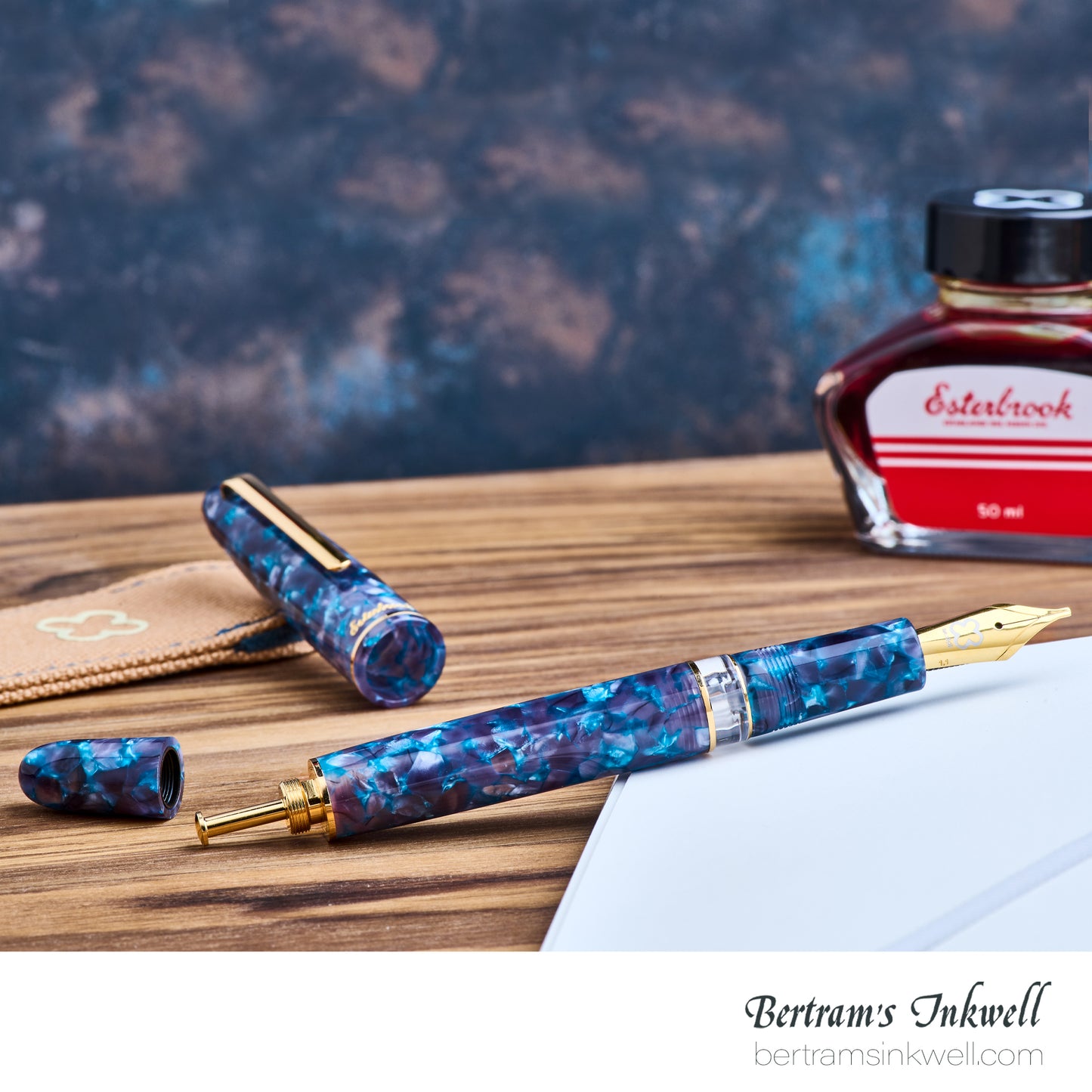 Esterbrook Estie Blue Moon Button-Piston Fountain Pen