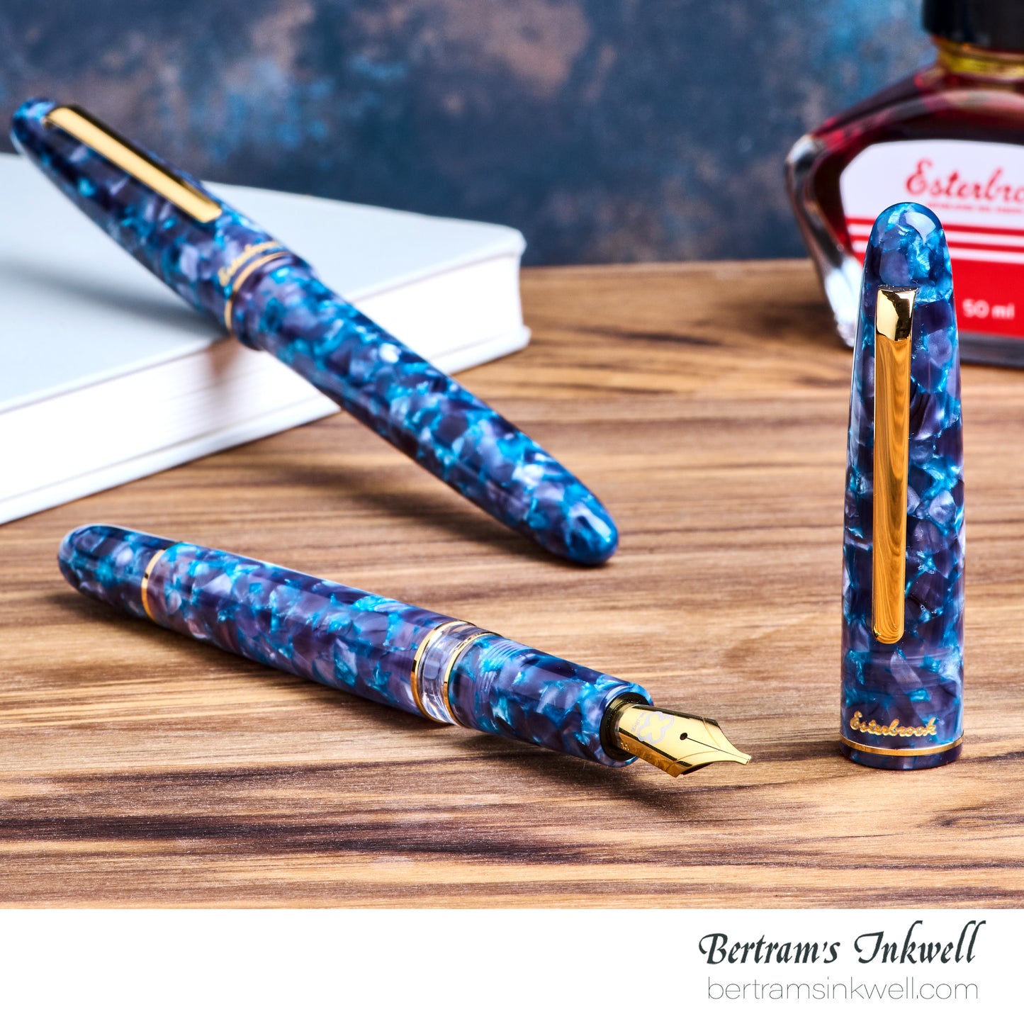 Esterbrook Estie Blue Moon Button-Piston Fountain Pen