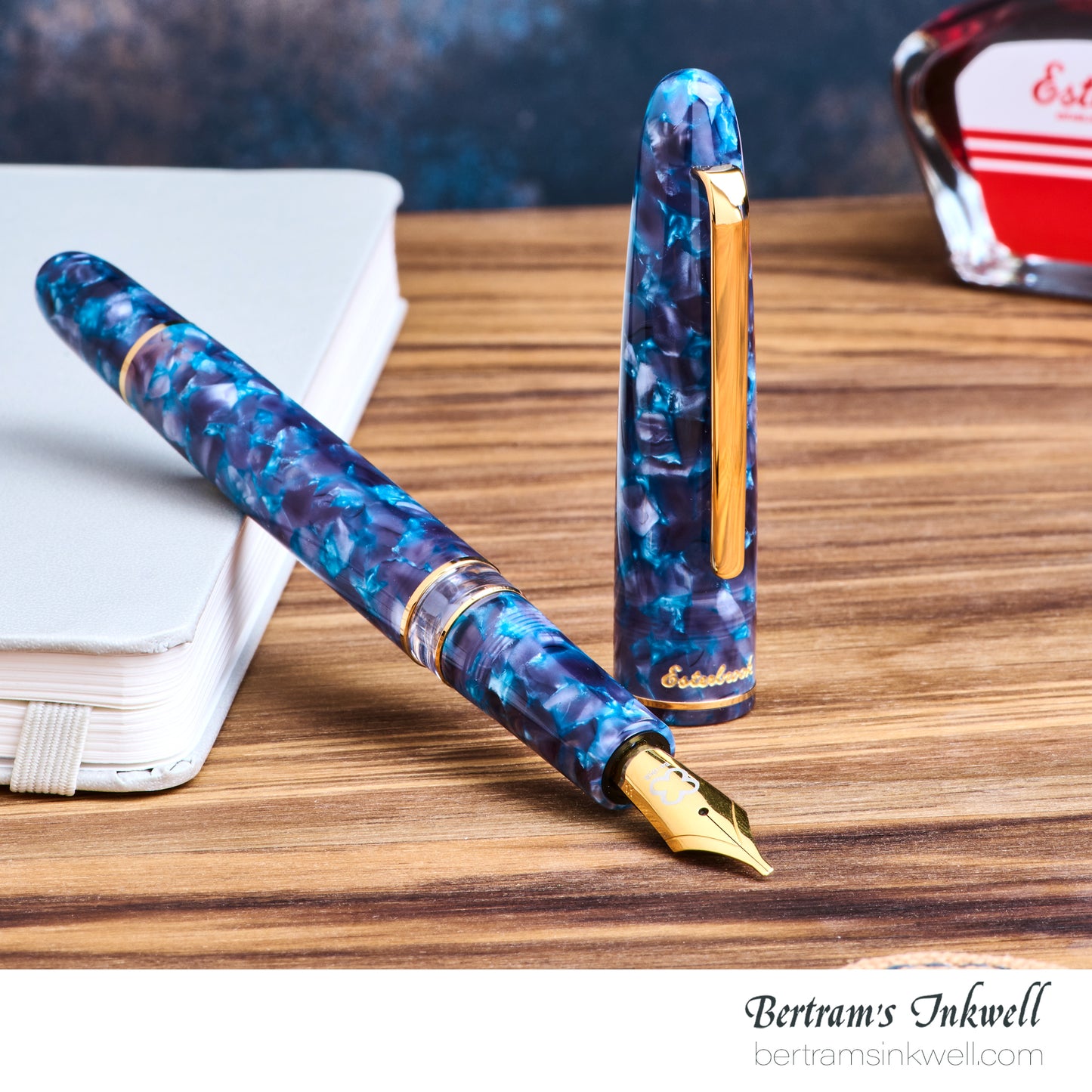 Esterbrook Estie Blue Moon Button-Piston Fountain Pen