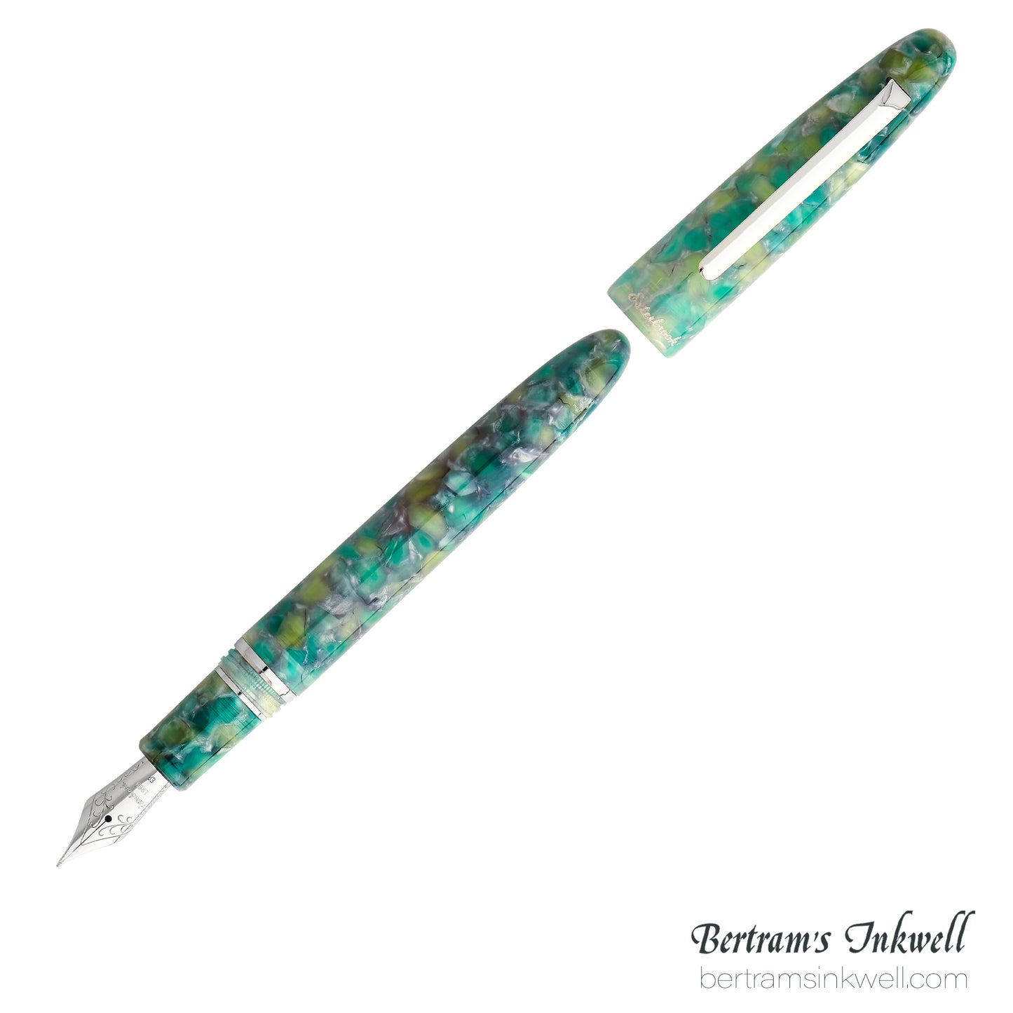 Esterbrook Estie Sea Glass Regular Size Palladium Trim Fountain Pen