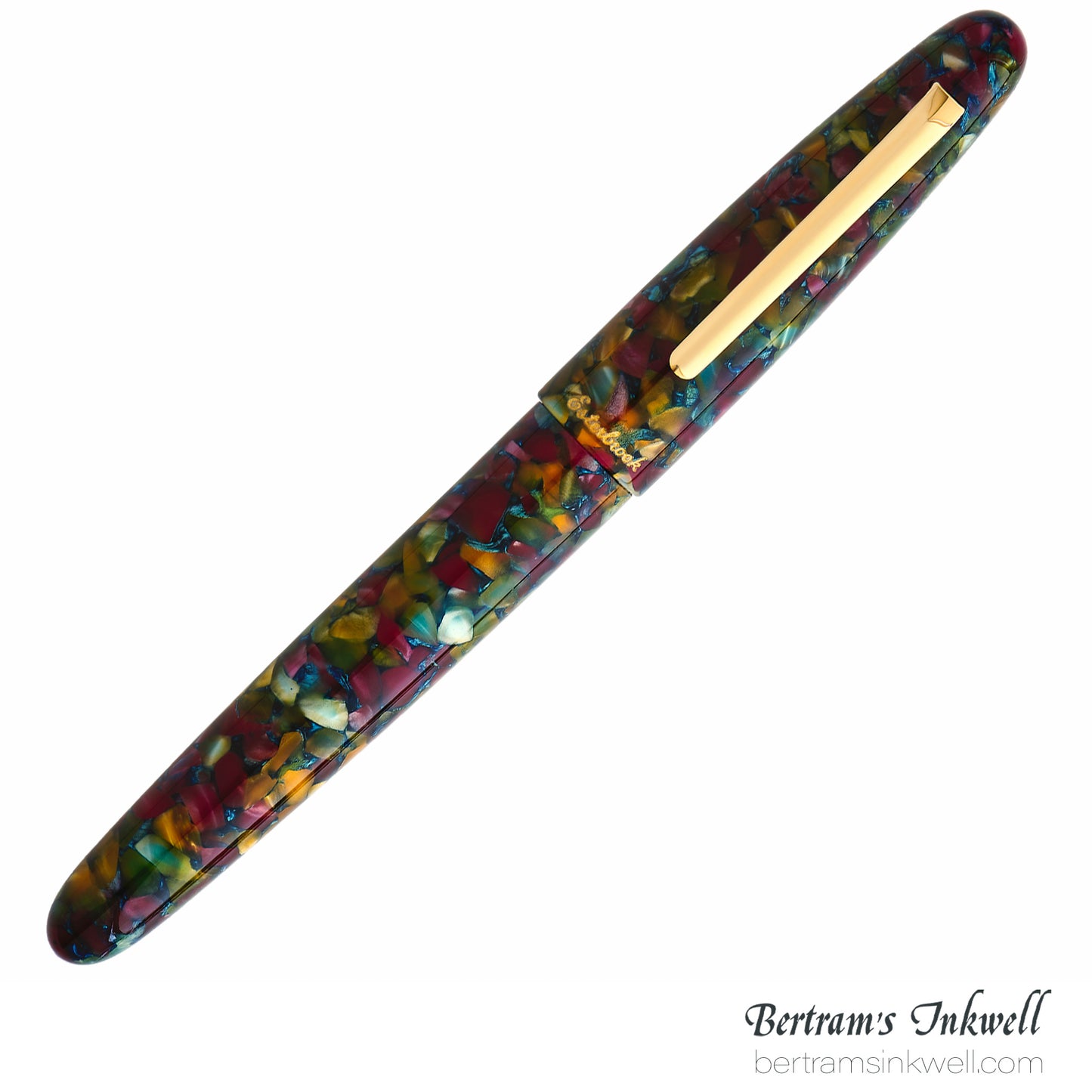 Esterbrook Estie Botanical Gardens Gold Trim Button-Piston Fountain Pen