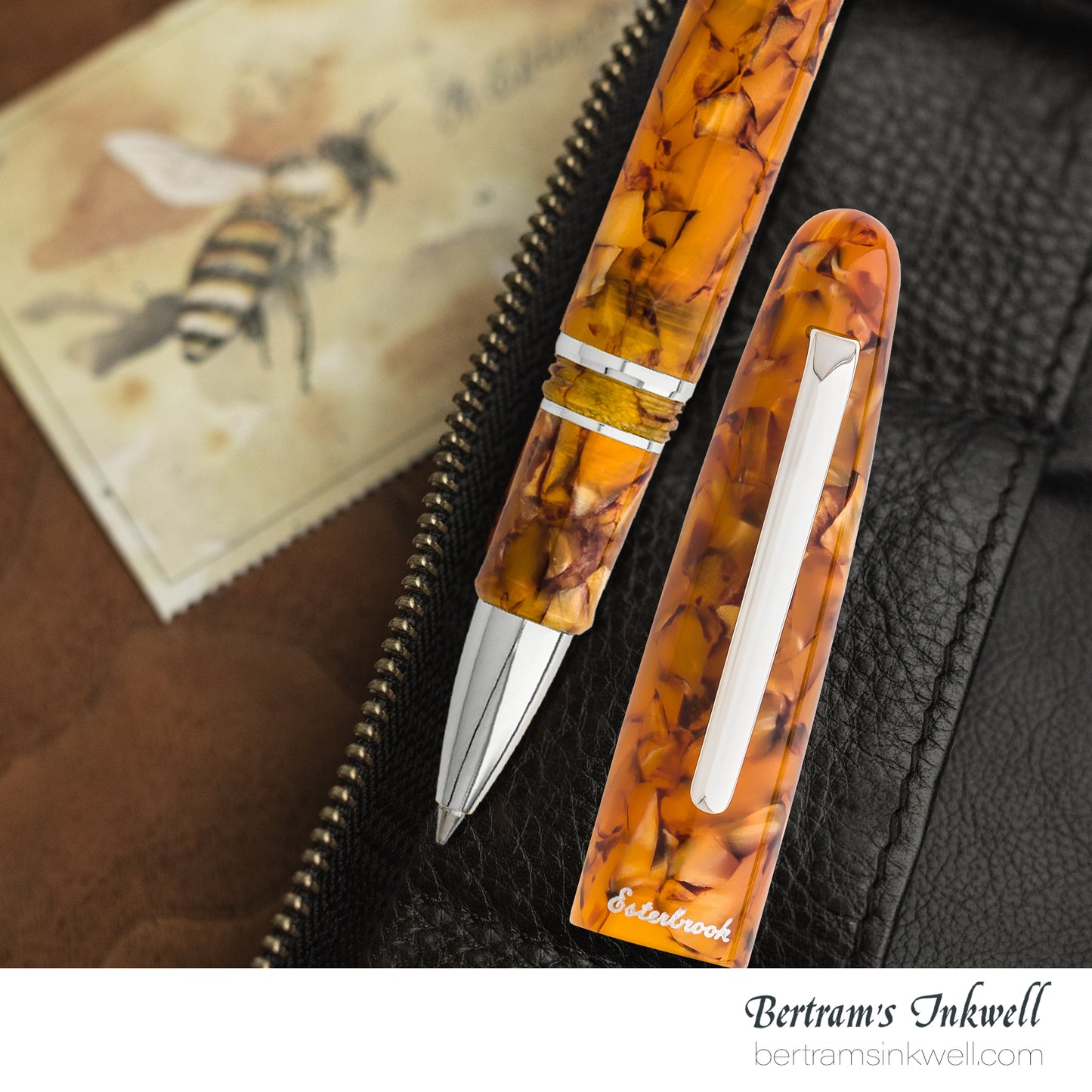 Esterbrook Estie Honeycomb Palladium Trim Rollerball