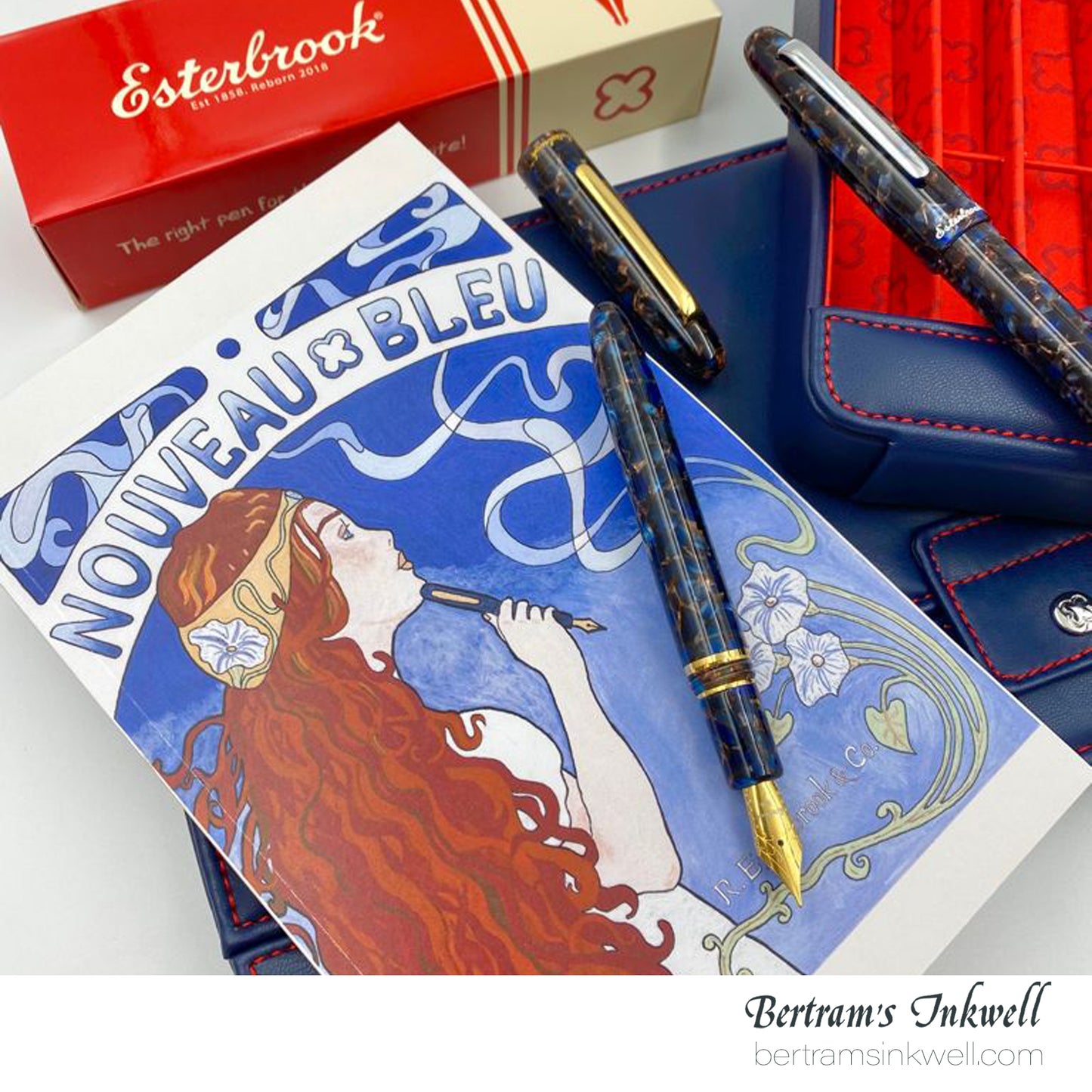 Esterbrook Estie Nouveau Bleu Gold Trim Fountain Pen