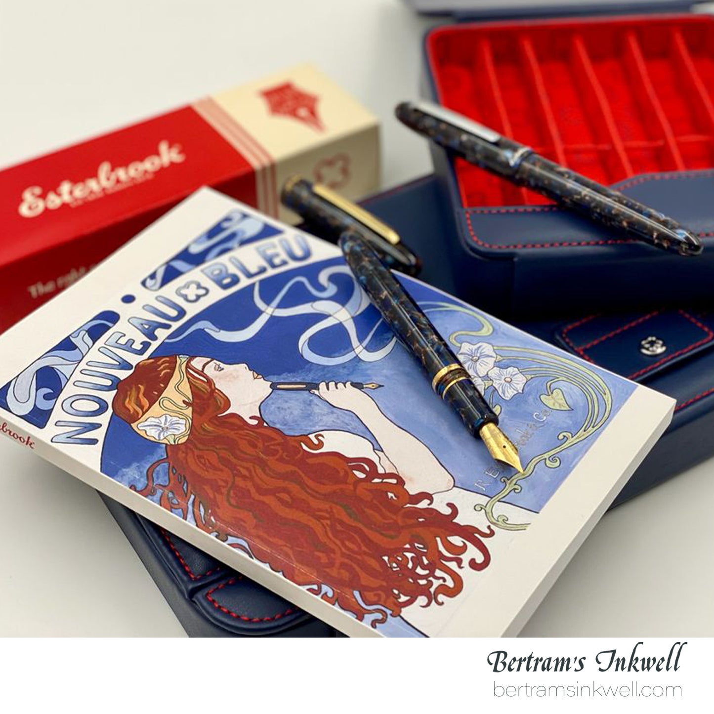 Esterbrook Estie Nouveau Bleu Gold Trim Fountain Pen