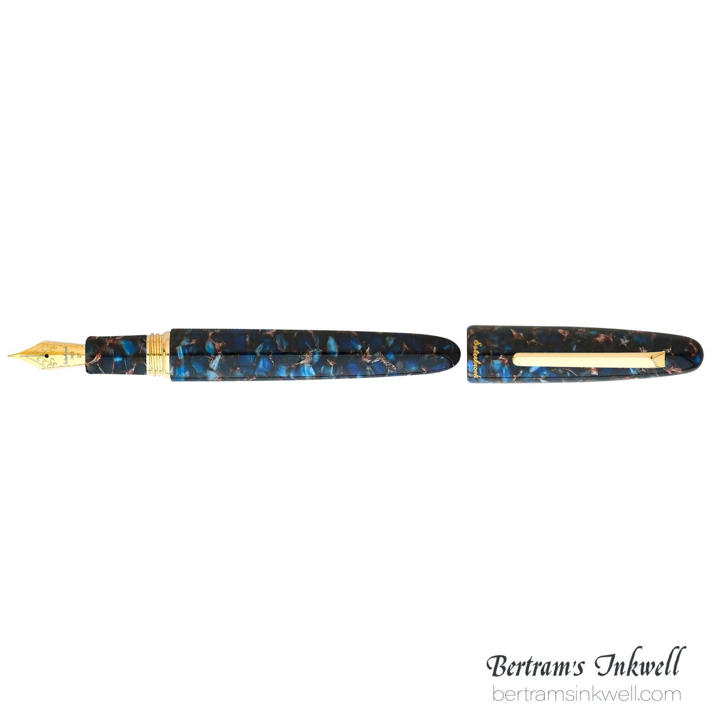 Esterbrook Estie Nouveau Bleu Gold Trim Oversize Fountain Pen