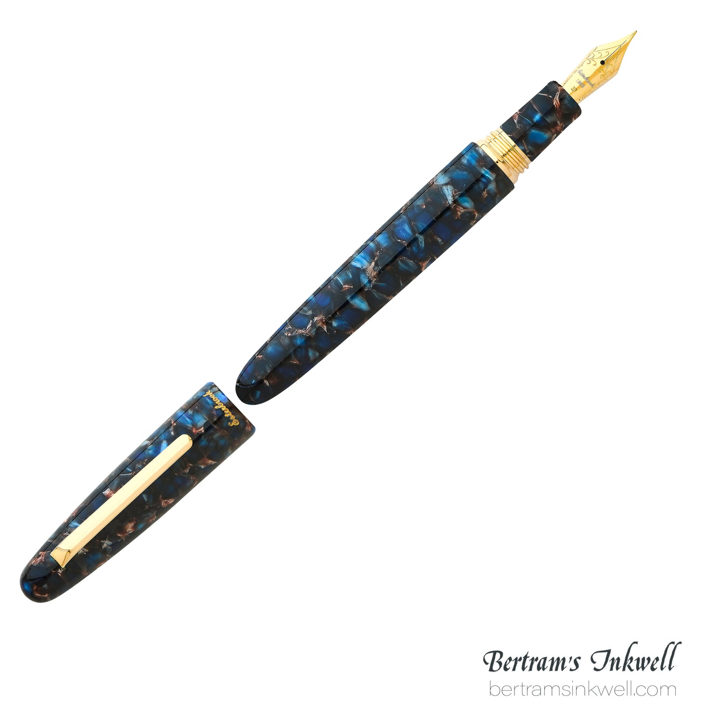 Esterbrook Estie Nouveau Bleu Gold Trim Oversize Fountain Pen