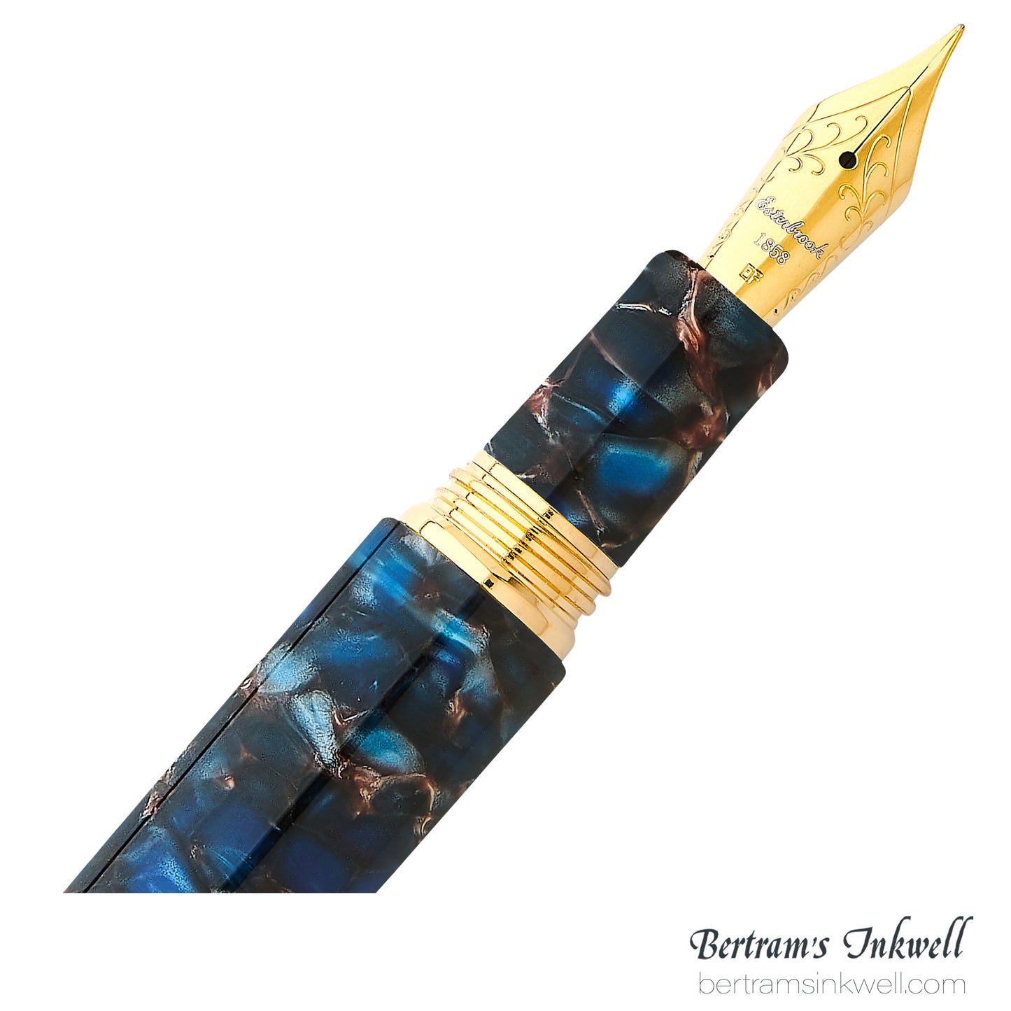 Esterbrook Estie Nouveau Bleu Gold Trim Oversize Fountain Pen