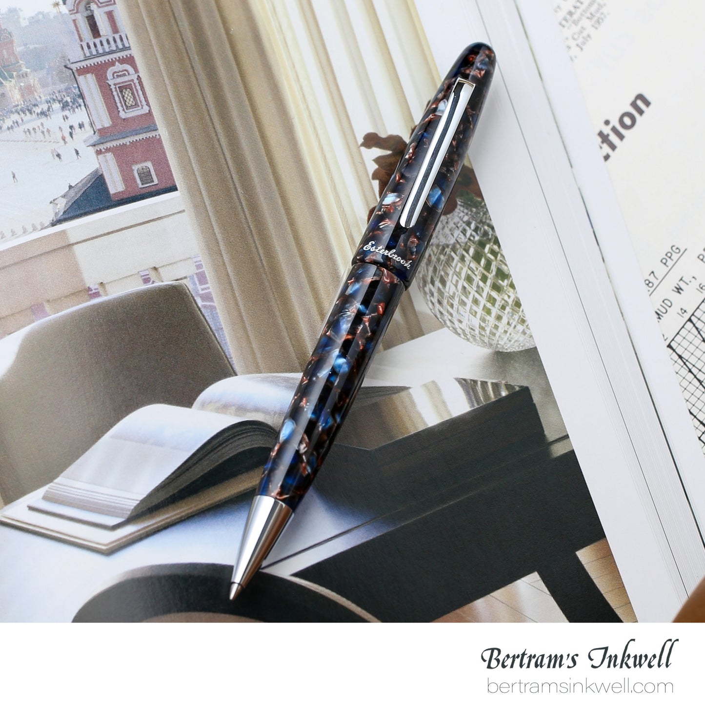 Esterbrook Estie Nouveau Bleu Palladium Trim Ballpoint