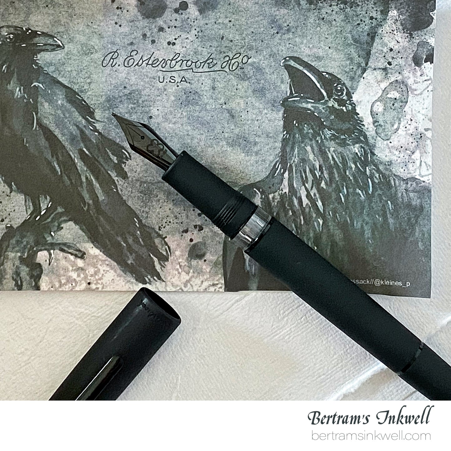 Esterbrook Estie Raven Button-Piston Fill Fountain Pen