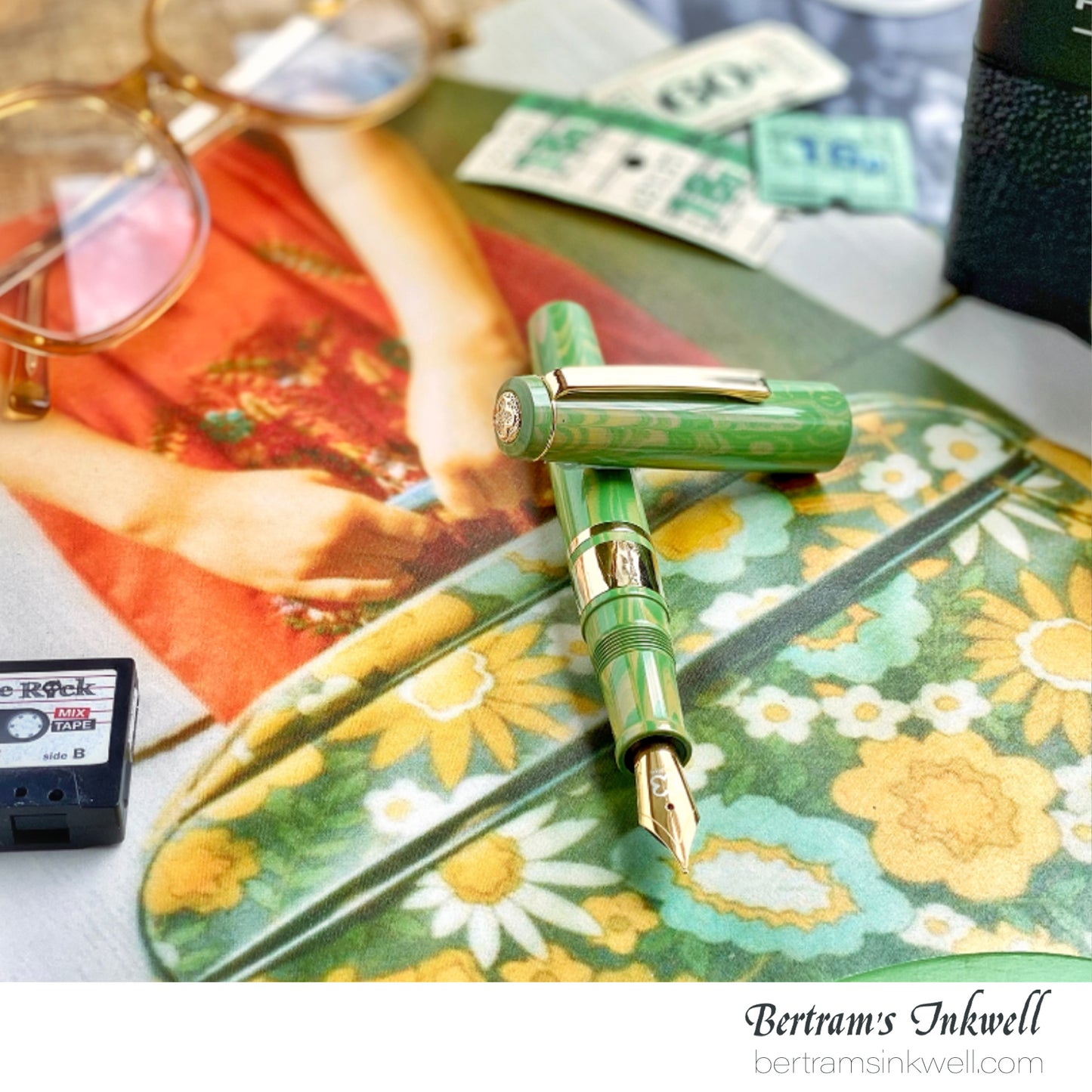 Esterbrook Model J Ebonite Lotus Green Fountain Pen