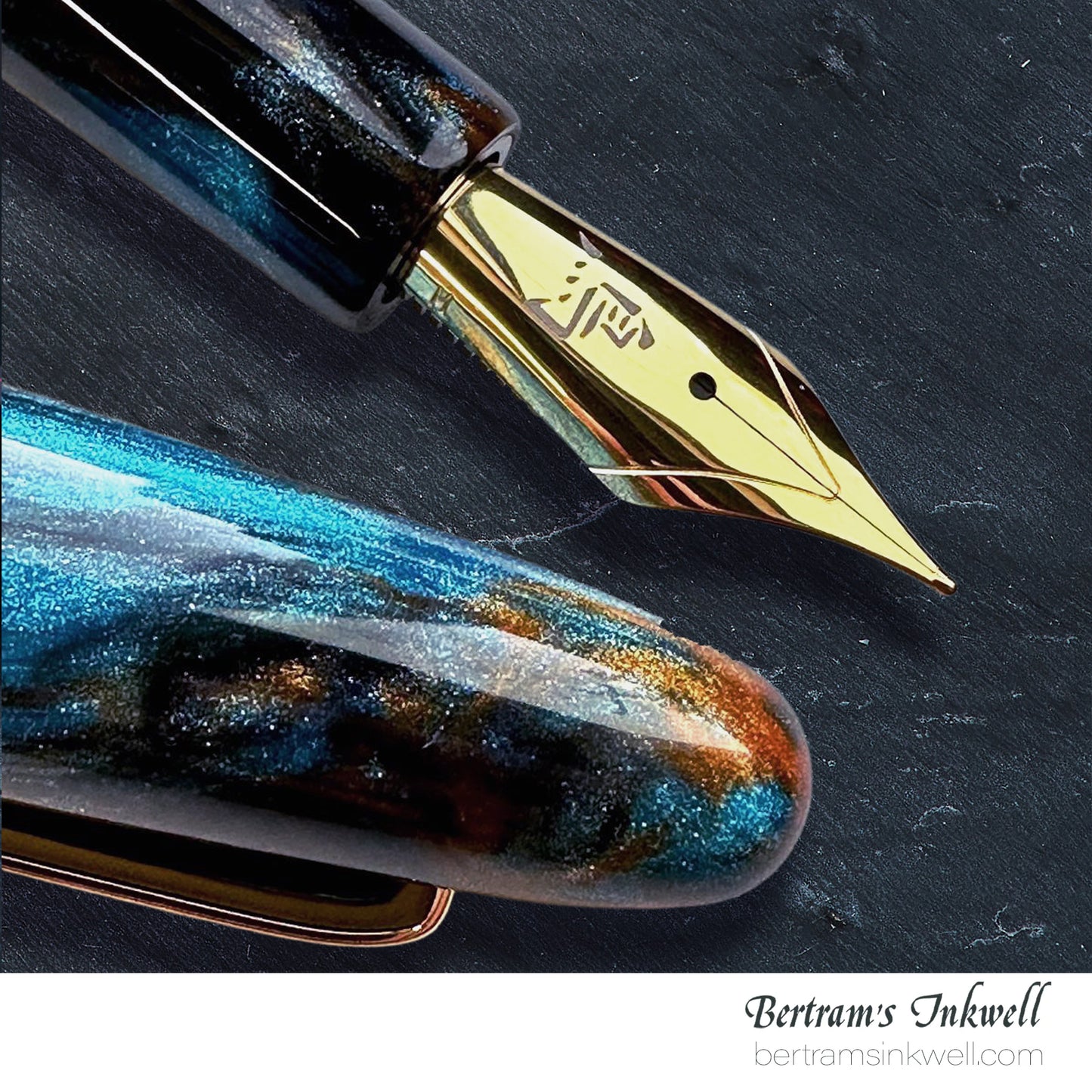 Esterbrook x Bungubox Estie Kachofugetsu Kingfisher Fountain Pen