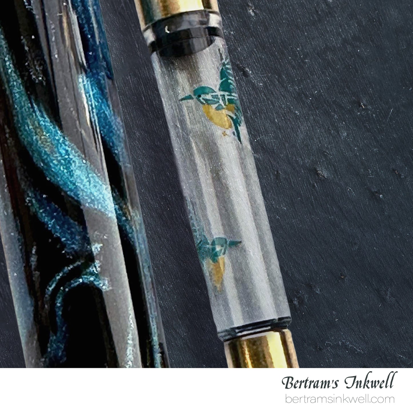 Esterbrook x Bungubox Estie Kachofugetsu Kingfisher Fountain Pen