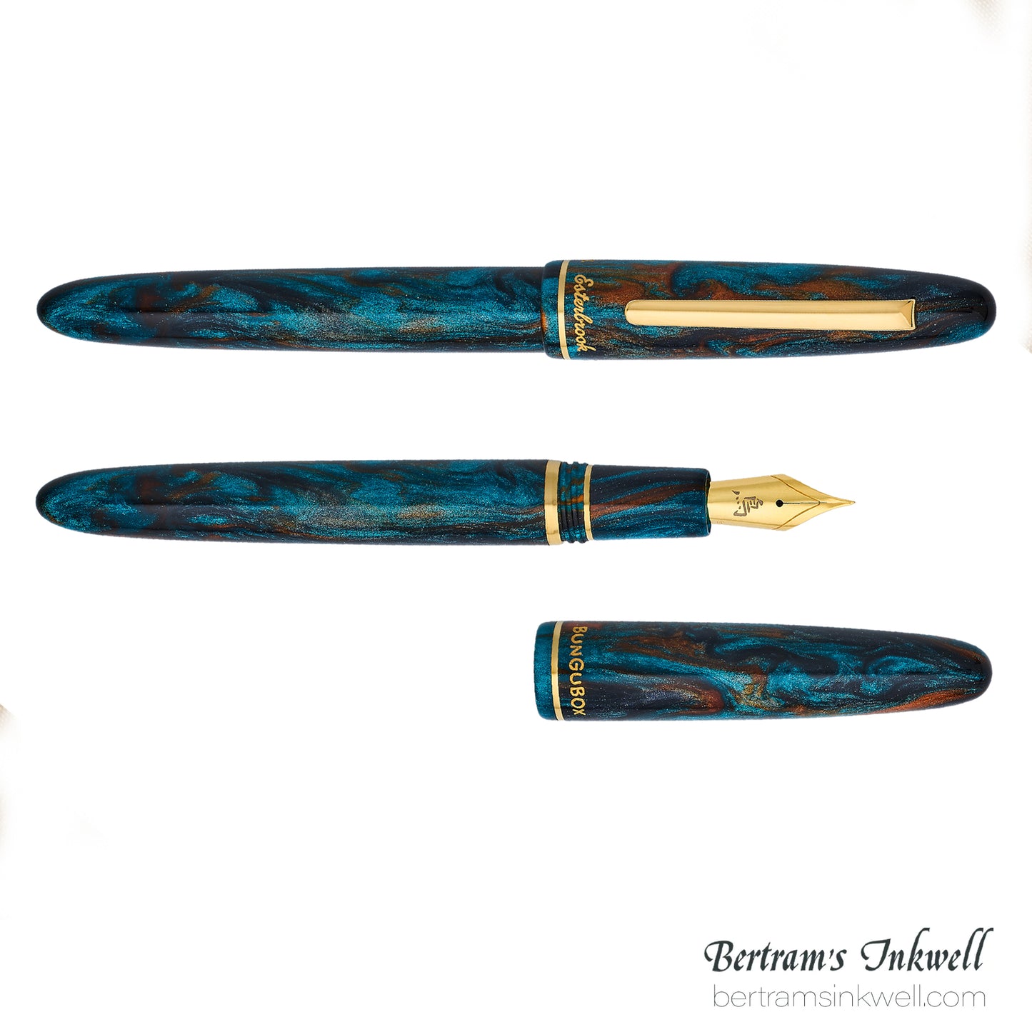 Esterbrook x Bungubox Estie Kachofugetsu Kingfisher Fountain Pen