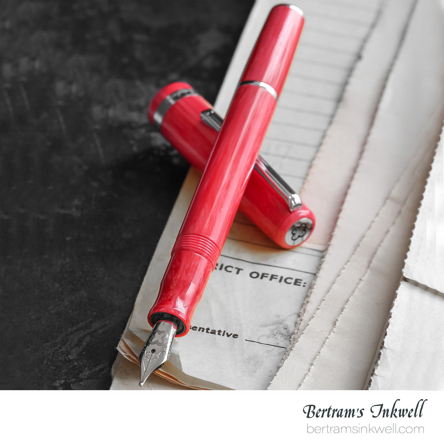Esterbrook JR Pocket Pen Carmine Red Fountain Pen