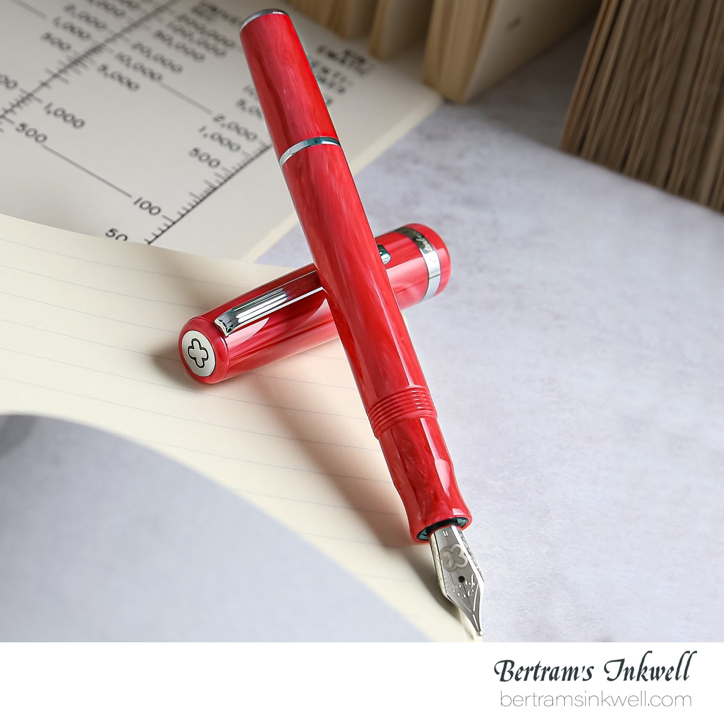 Esterbrook JR Pocket Pen Carmine Red Fountain Pen