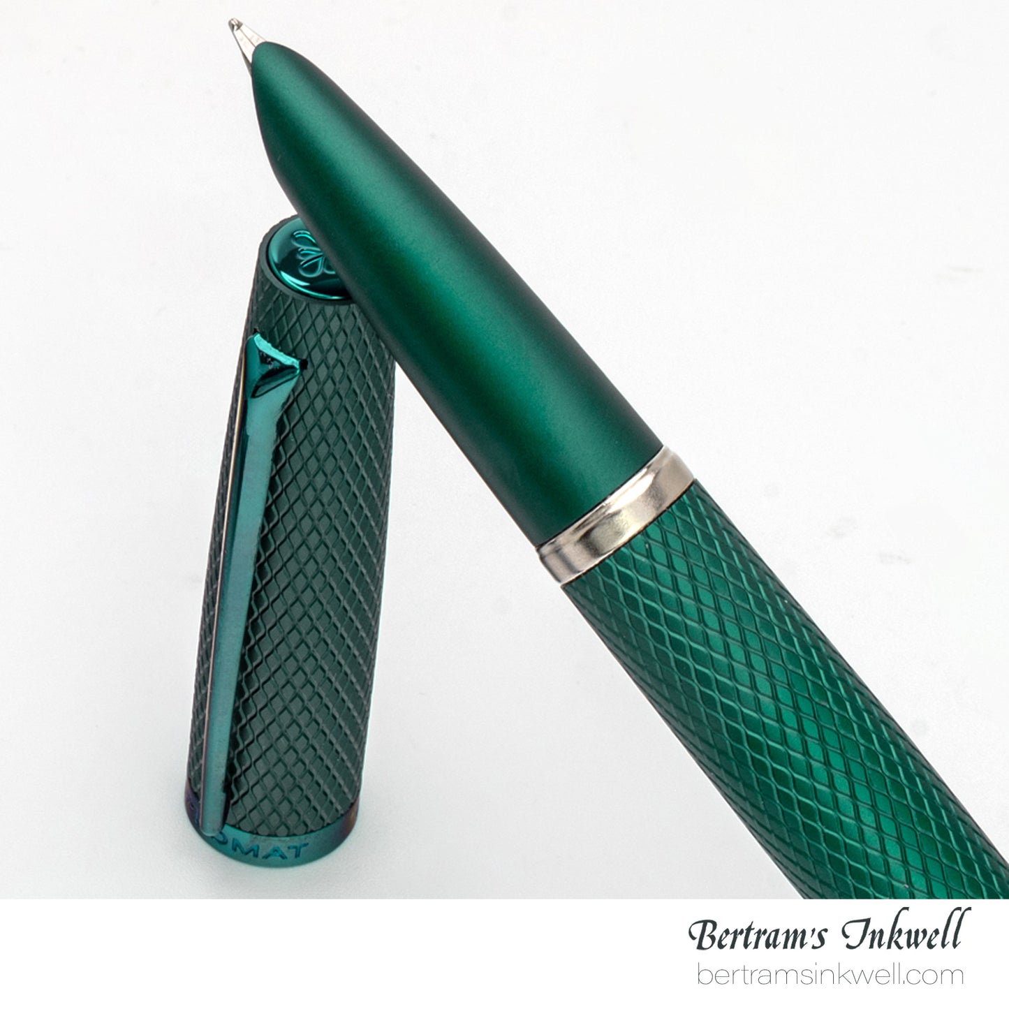 Diplomat Viper Green Guilloche Rollerball