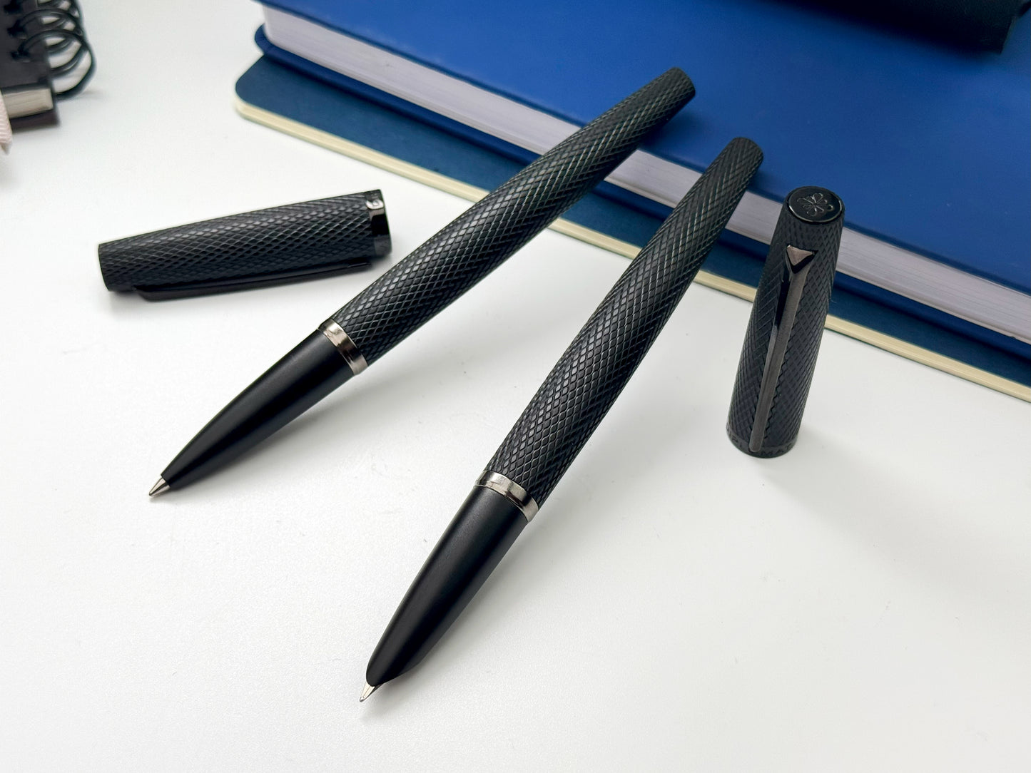 Diplomat Viper Noir Guilloche Fountain Pen