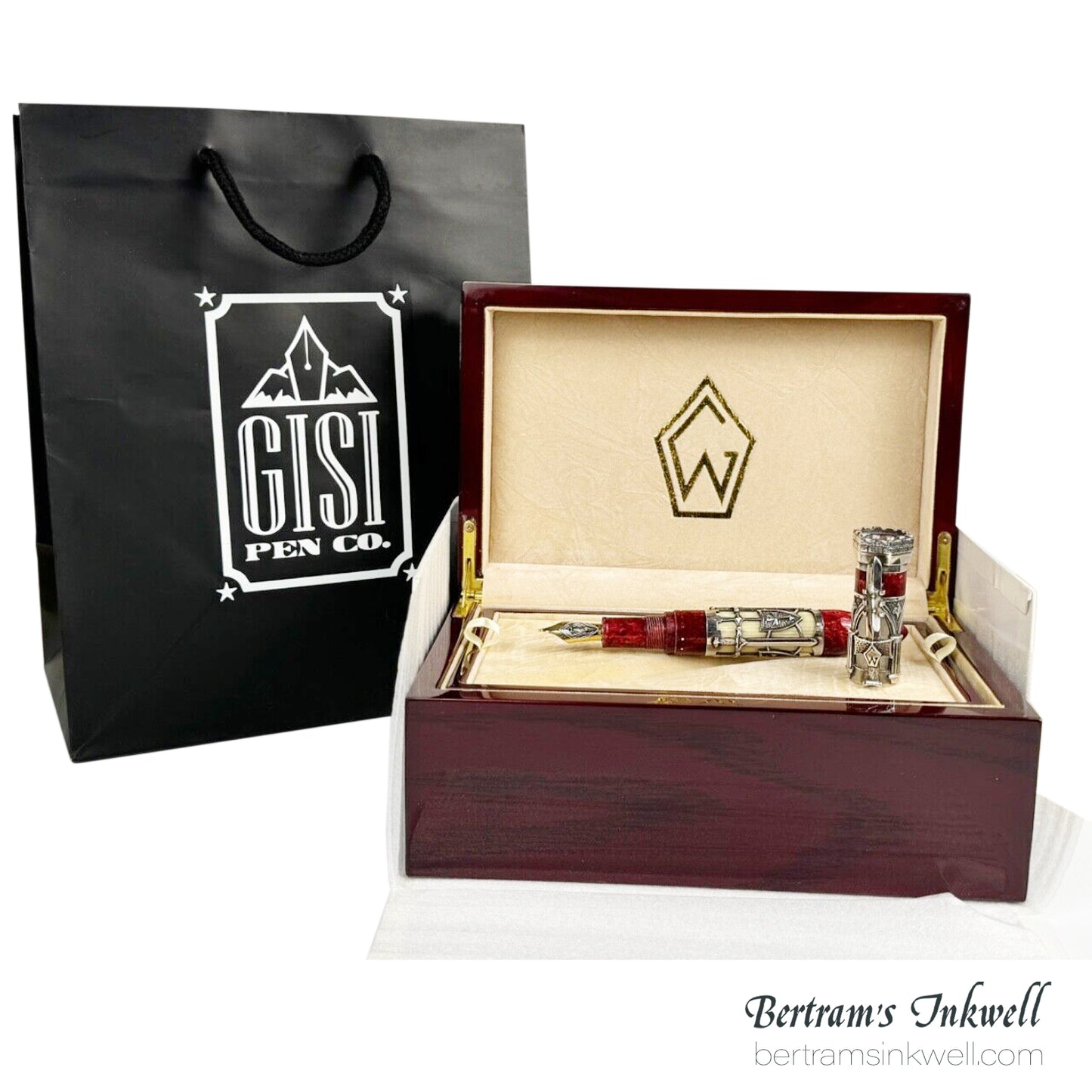 Gisi Pen Company Knights Templar Camelot Ivory Limited Edition Fountain Pen 2006