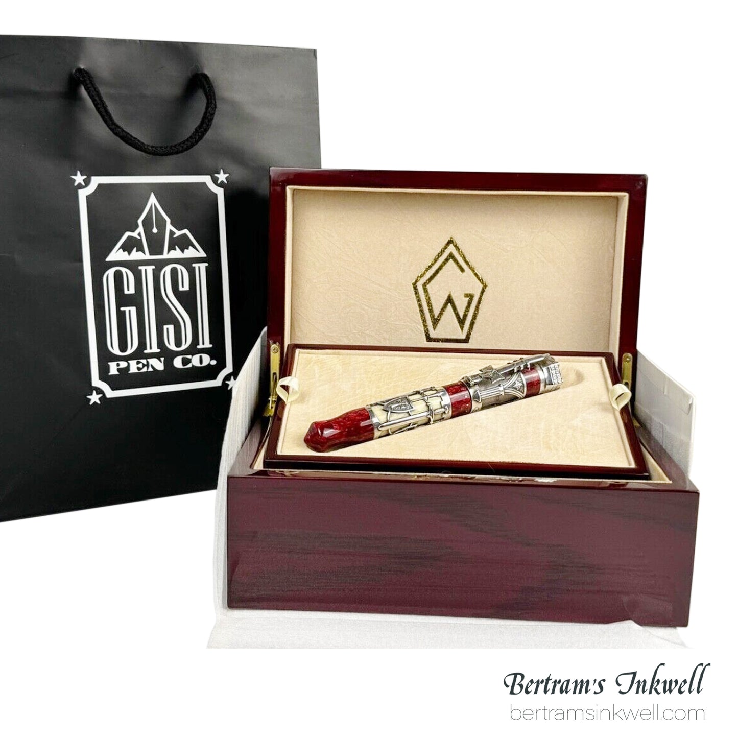 Gisi Pen Company Knights Templar Camelot Ivory Limited Edition Fountain Pen 2006