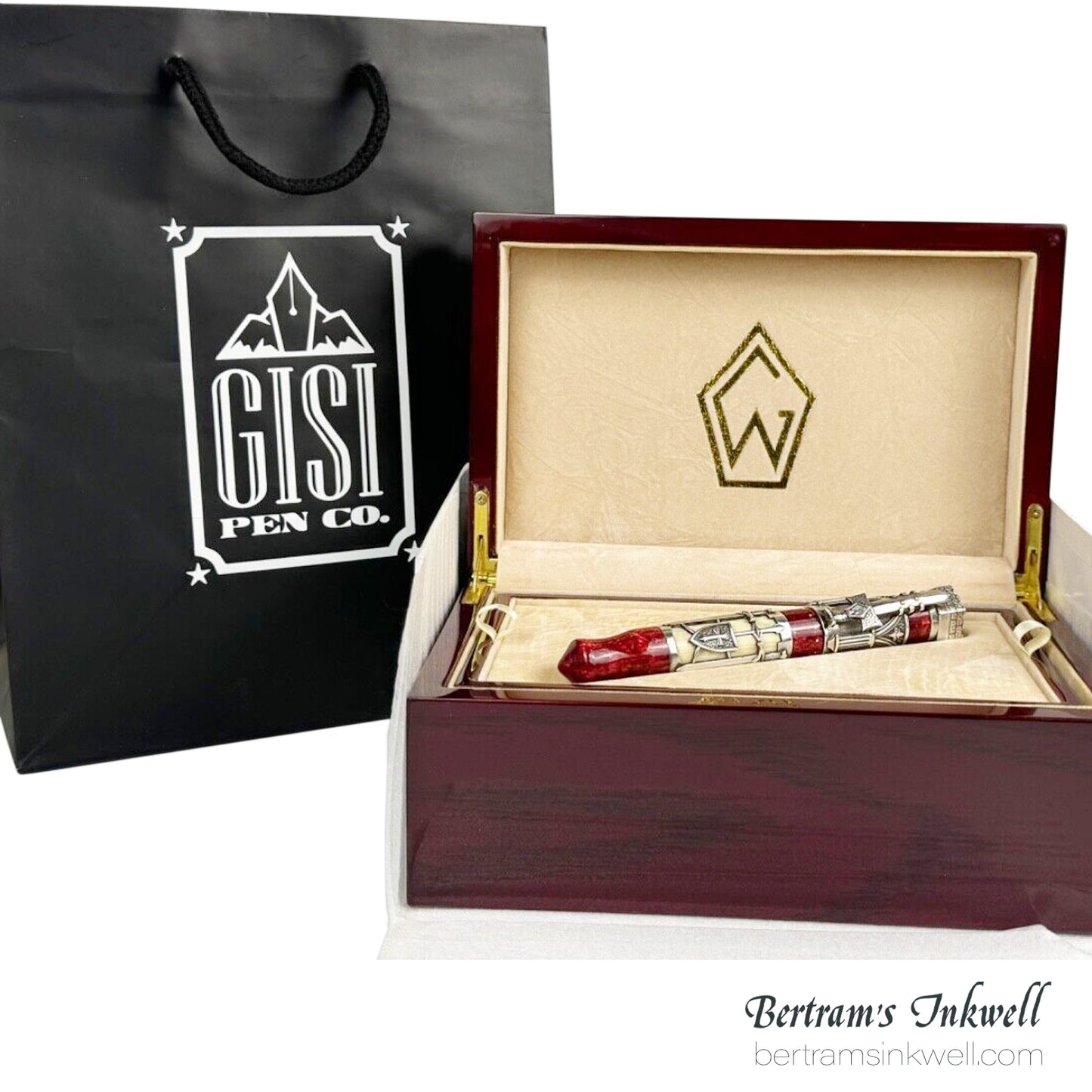 Gisi Pen Company Knights Templar Camelot Ivory Limited Edition Fountain Pen 2006