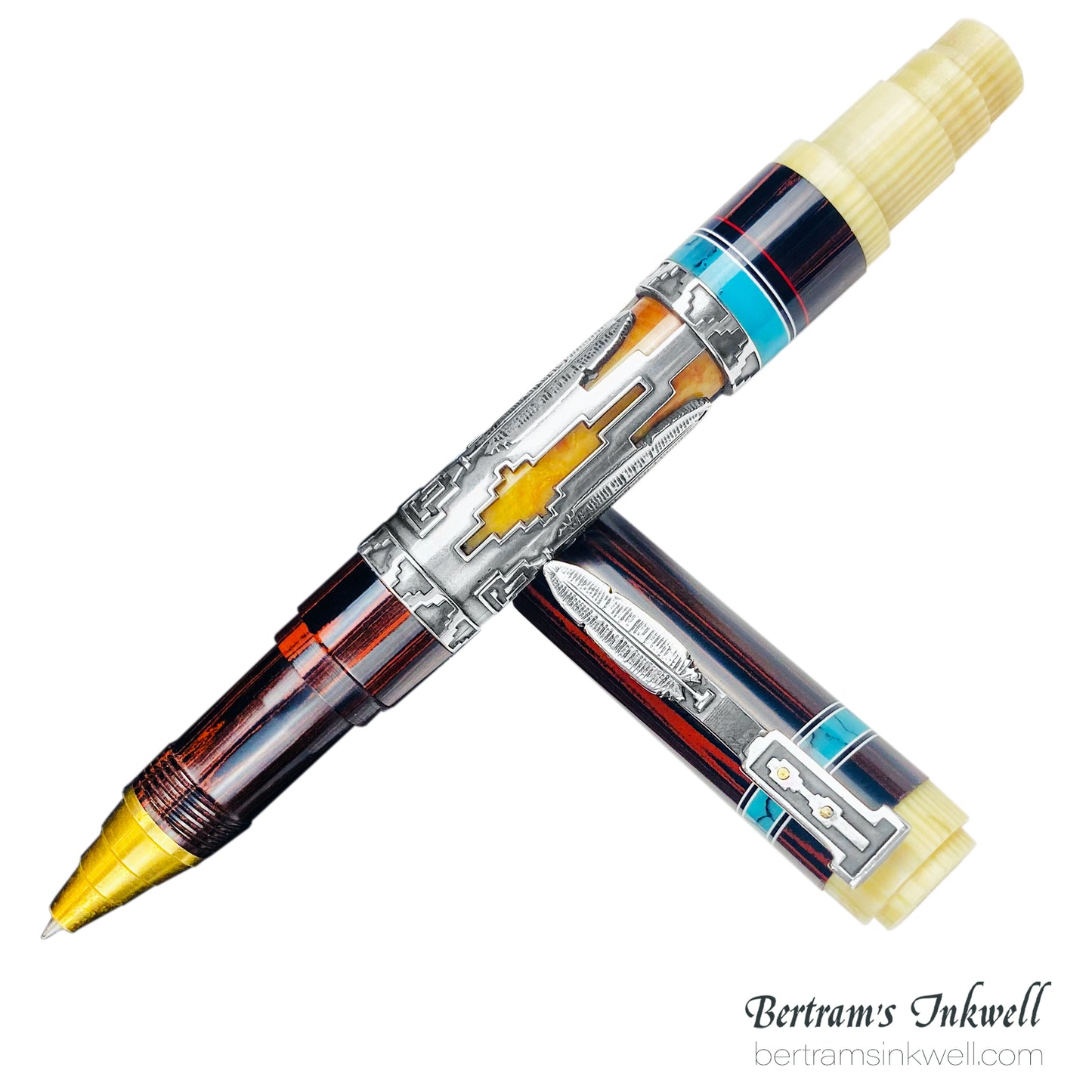 Gisi Pen Company Native American Aztec Limited Edition Rollerball Pen, 2007