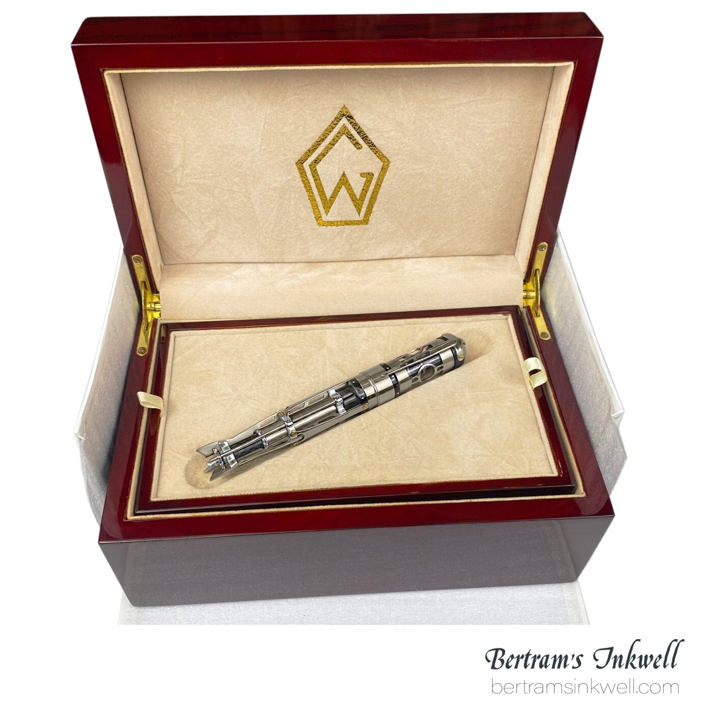 Gisi Pen Company Steampunk Titanium Carbon Fiber Limited Edition Rollerball, 2007