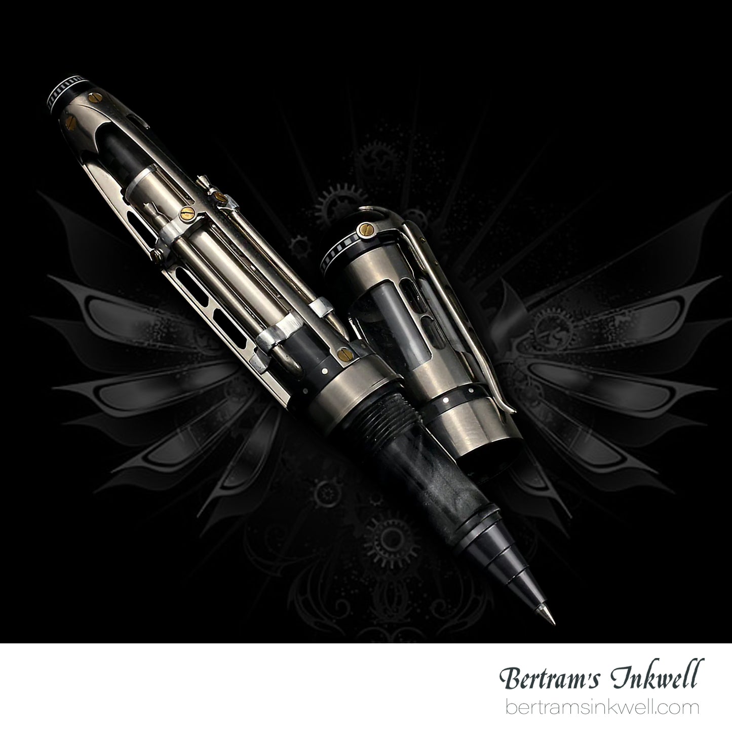 Gisi Pen Company Steampunk Titanium Carbon Fiber Limited Edition Rollerball, 2007