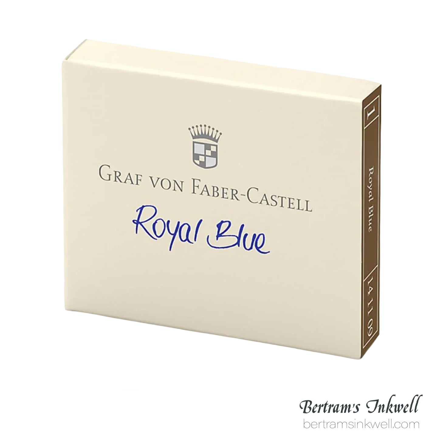 Graf von Faber-Castell Royal Blue Ink Cartridges (6 per box)