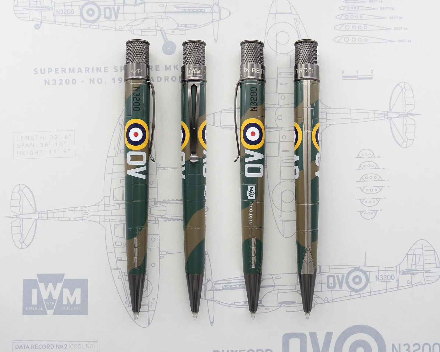 Retro 51 Imperial War Museums - Spitfire N3200 Rollerball