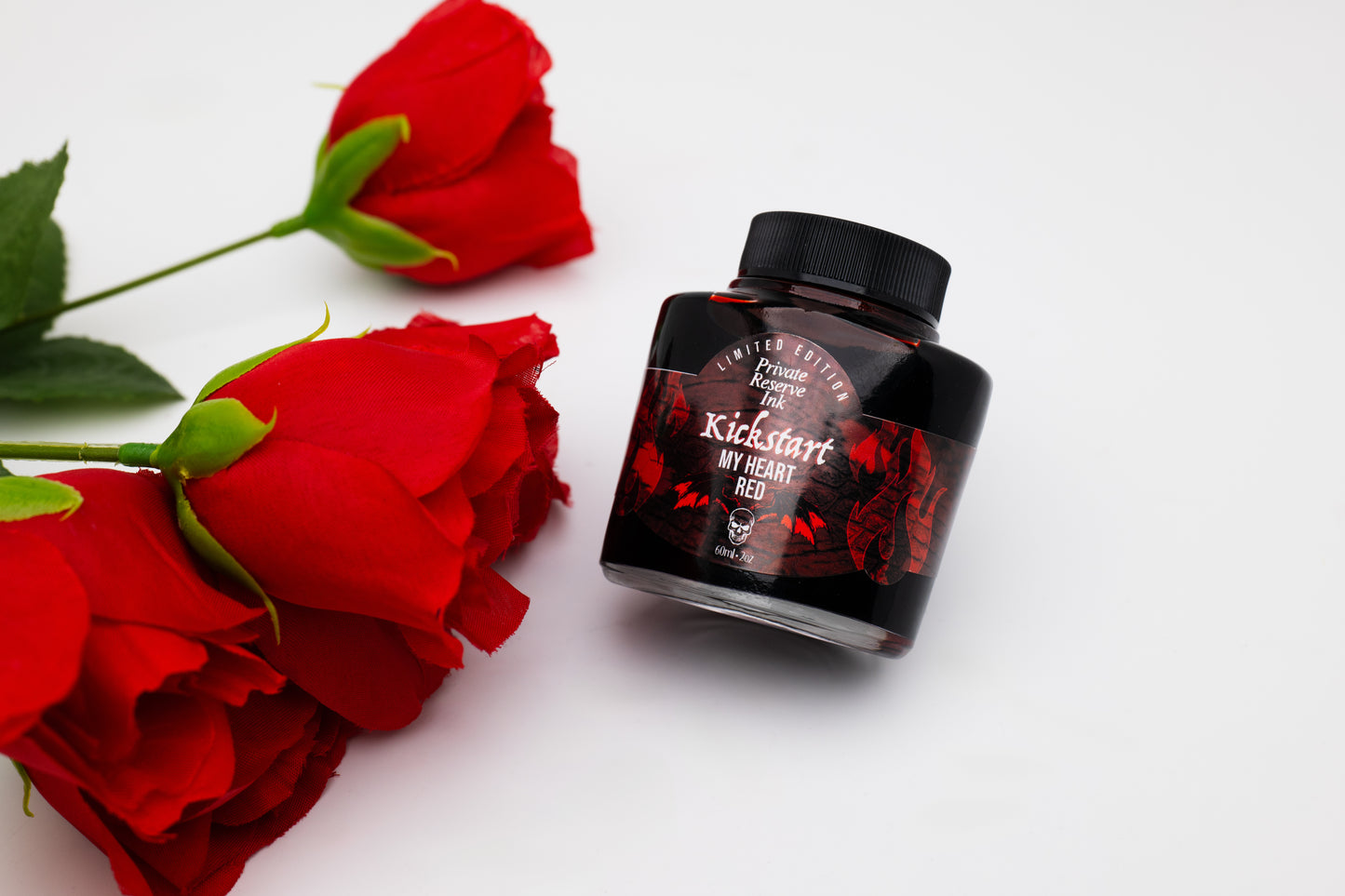 Private Reserve Kickstart My Heart Red Bottled Ink