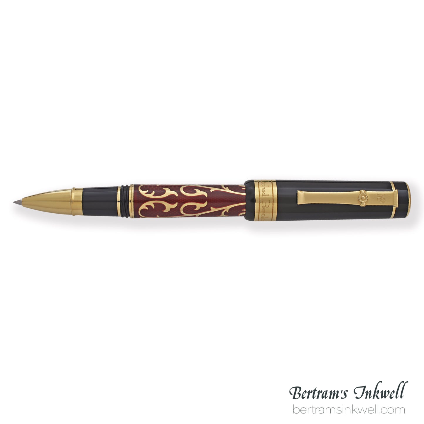 Michel Perchin MP4 Ruby Red Enamel 22K Vermeil Limited Edition Rollerball Pen, 2005