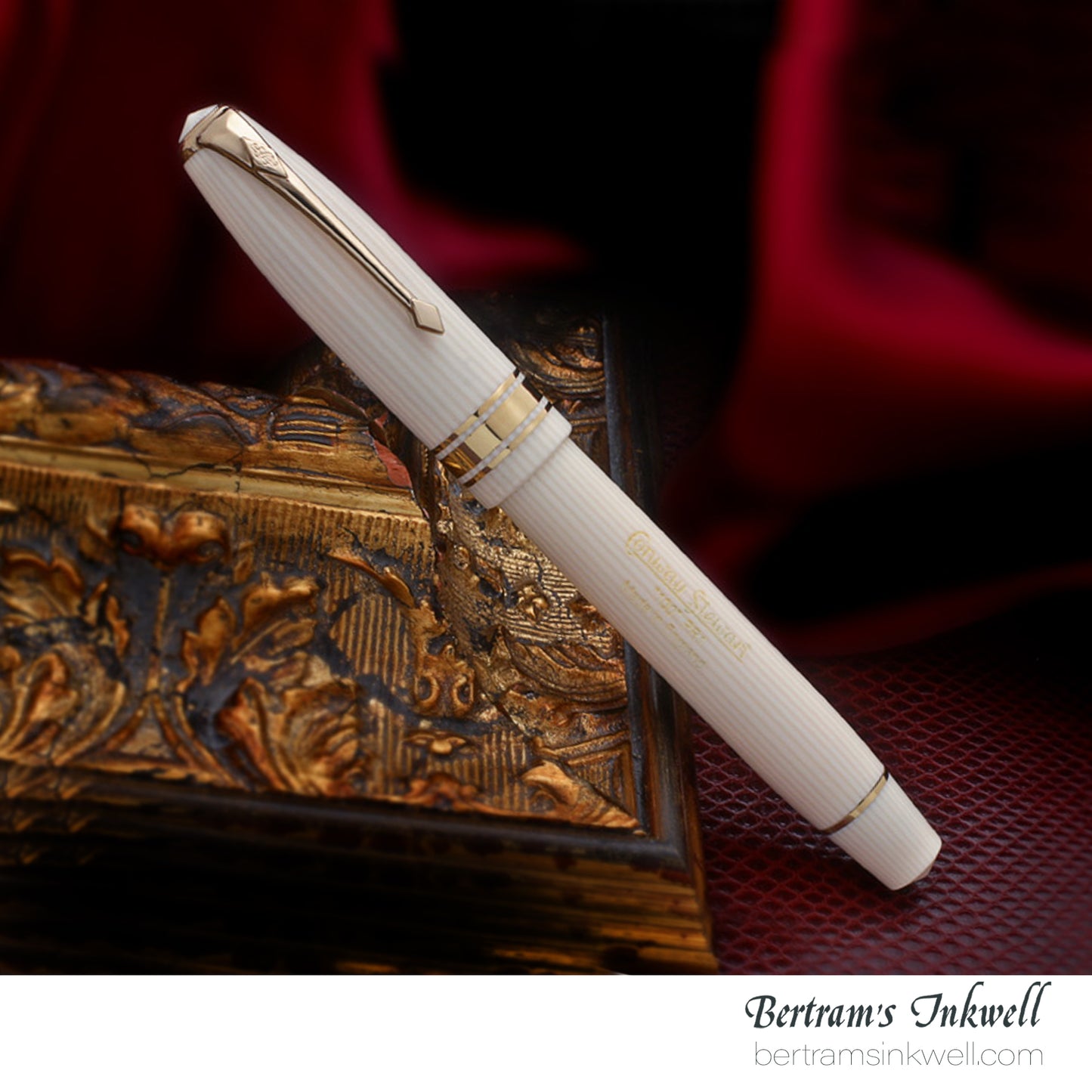 Conway Stewart Model 100 White Casein Fountain Pen, 2006