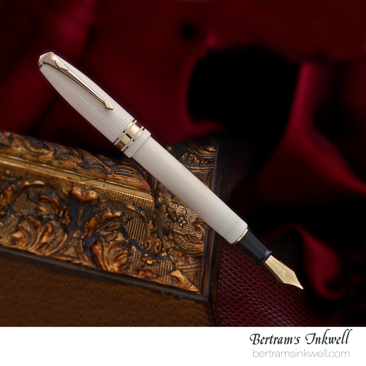 Conway Stewart Model 100 White Casein Fountain Pen, 2006