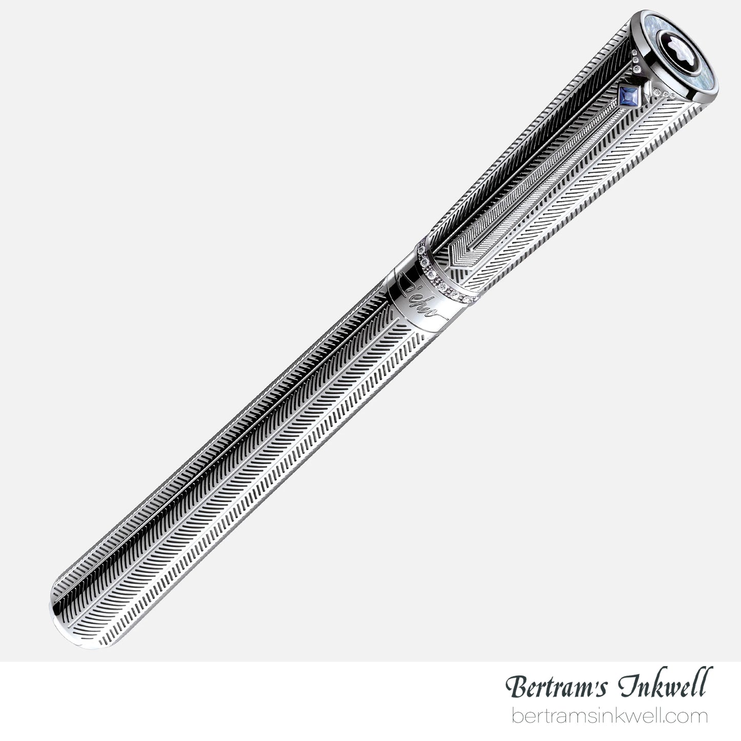 Montblanc Marlene Dietrich 1901 Silver and Diamonds Limited Edition Fountain Pen 101402, 2007
