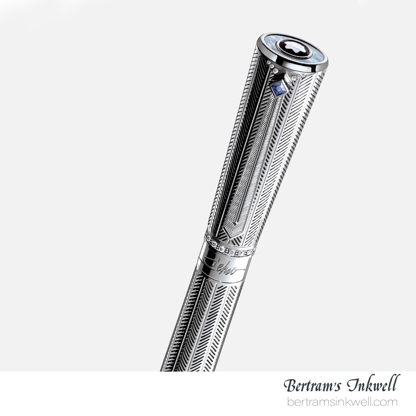 Montblanc Marlene Dietrich 1901 Silver and Diamonds Limited Edition Fountain Pen 101402, 2007