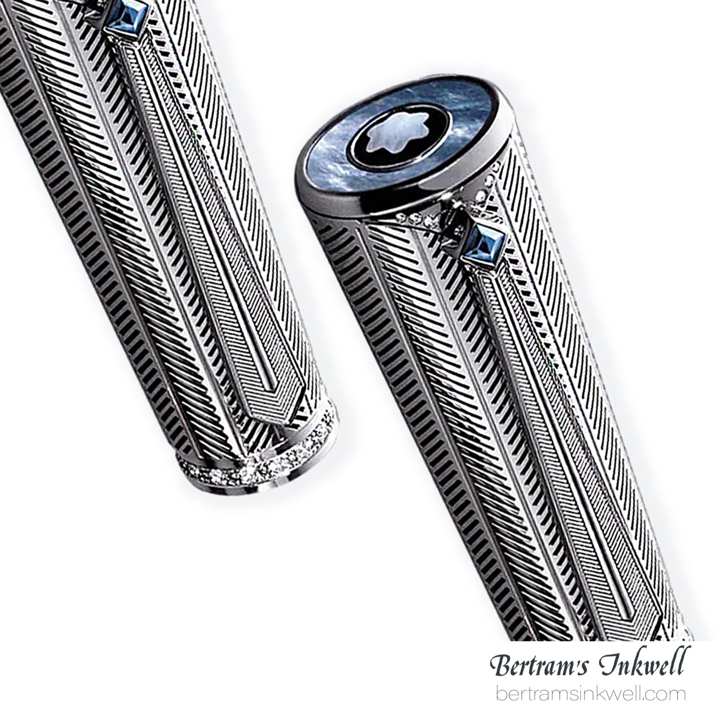 Montblanc Marlene Dietrich 1901 Silver and Diamonds Limited Edition Fountain Pen 101402, 2007