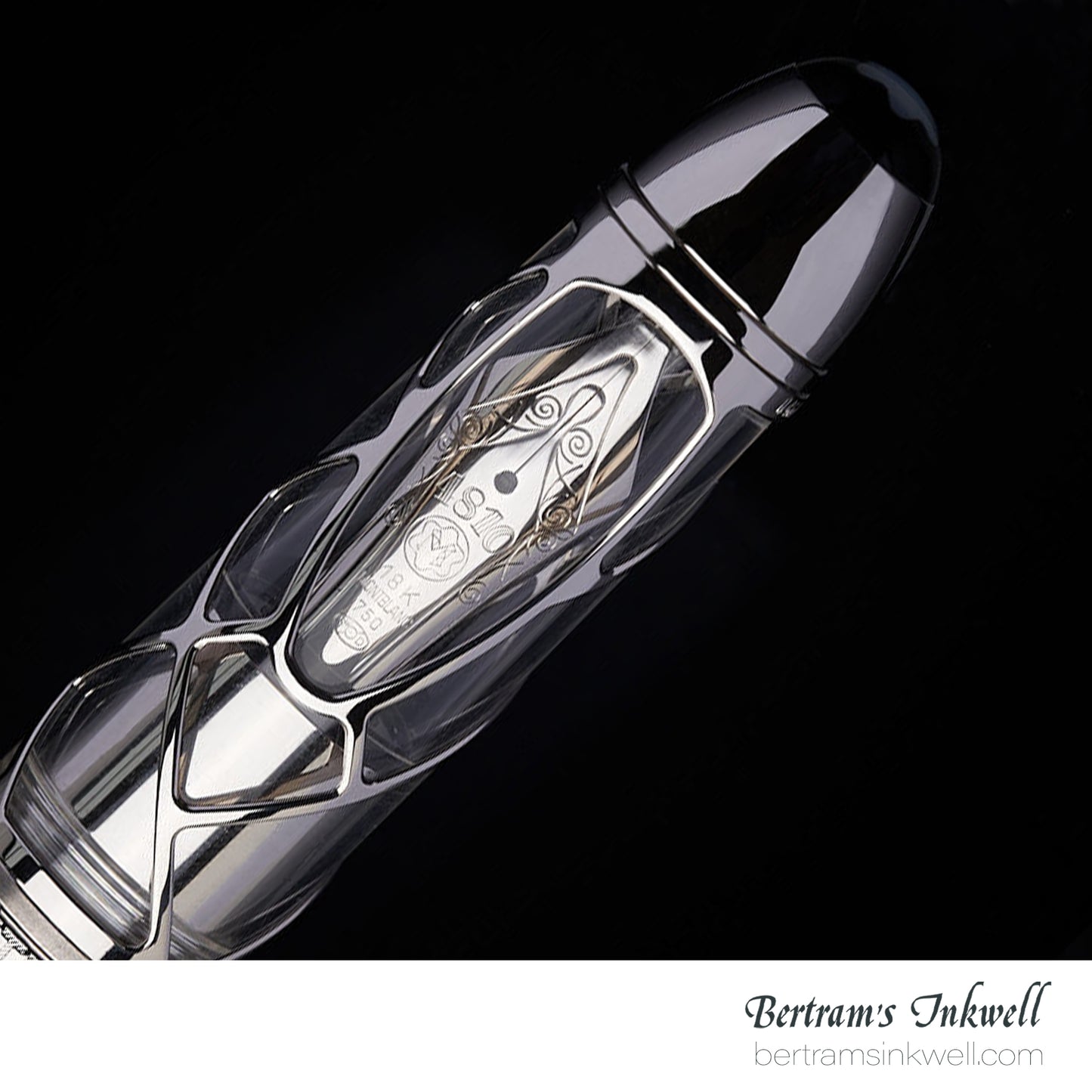 Montblanc Meisterstück Platinum Plated Skeleton 149 Fountain Pen 33349, 2001