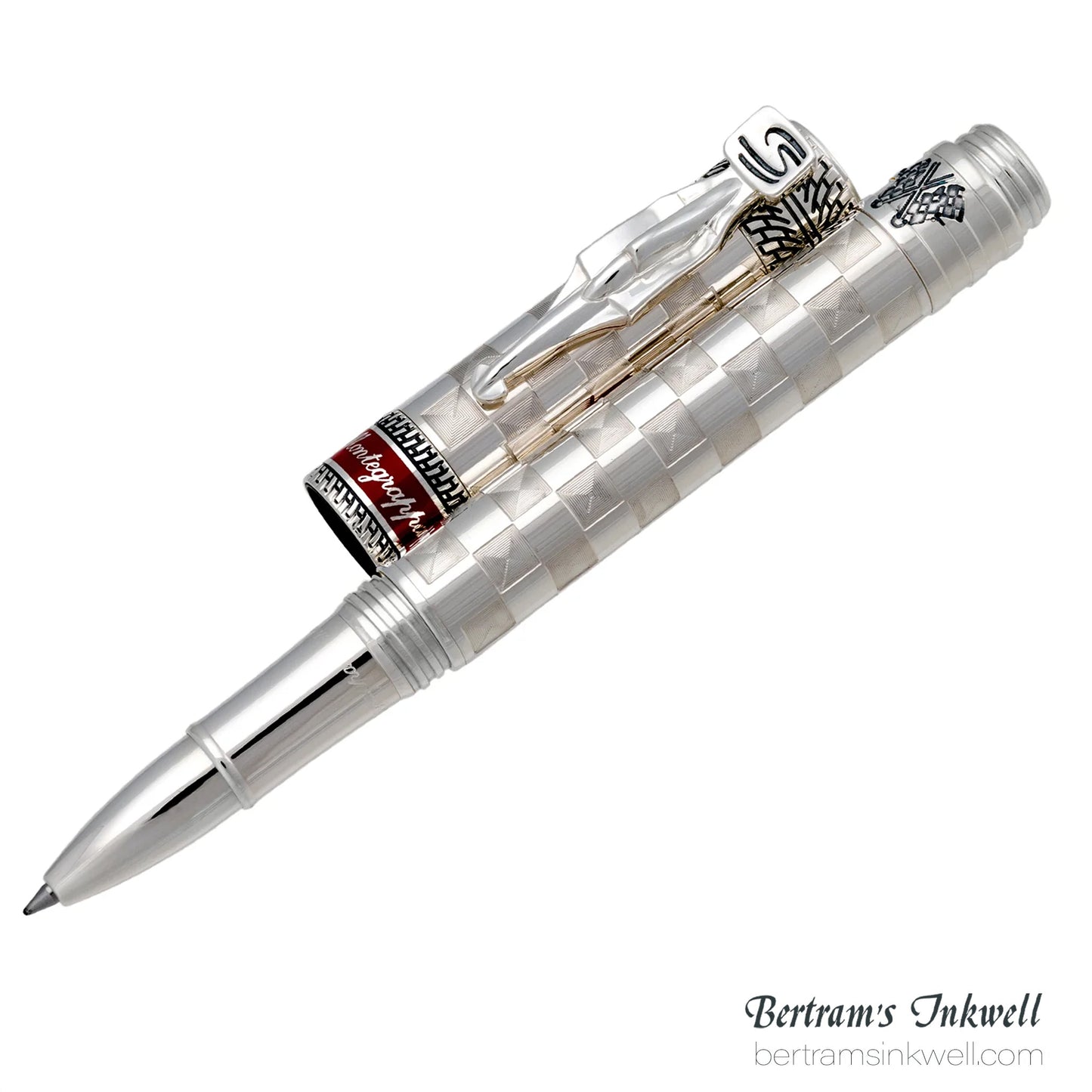 Montegrappa Ayrton Senna Silver Limited Edition Rollerball ISICSRSE, 2014