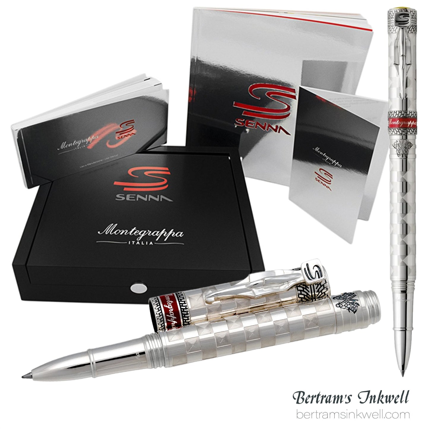 Montegrappa Ayrton Senna Silver Limited Edition Rollerball ISICSRSE, 2014