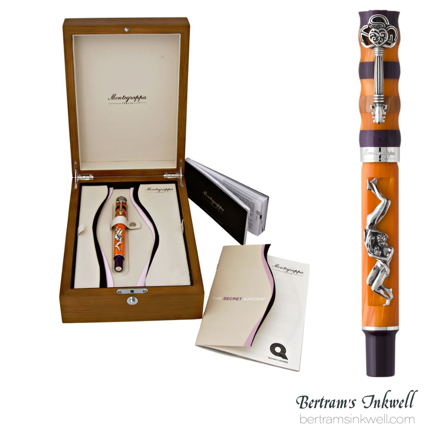 Montegrappa Quincy Jones - The Secret Garden Limited Edition Rollerball ISSGNRCO, 2015