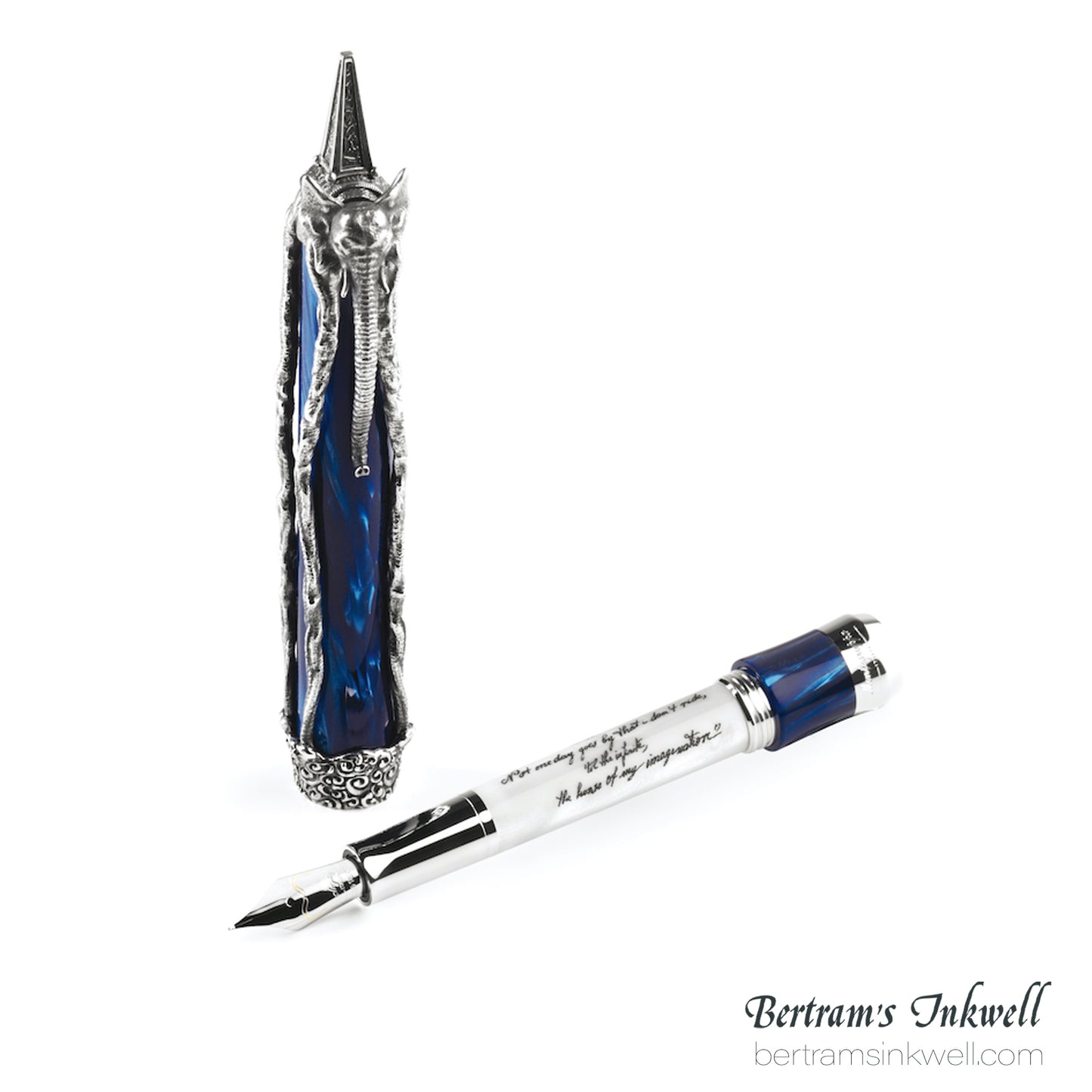 Montegrappa Salvador Dali Sterling Silver Limited Edition Fountain Pen ISDSN3S, 2013