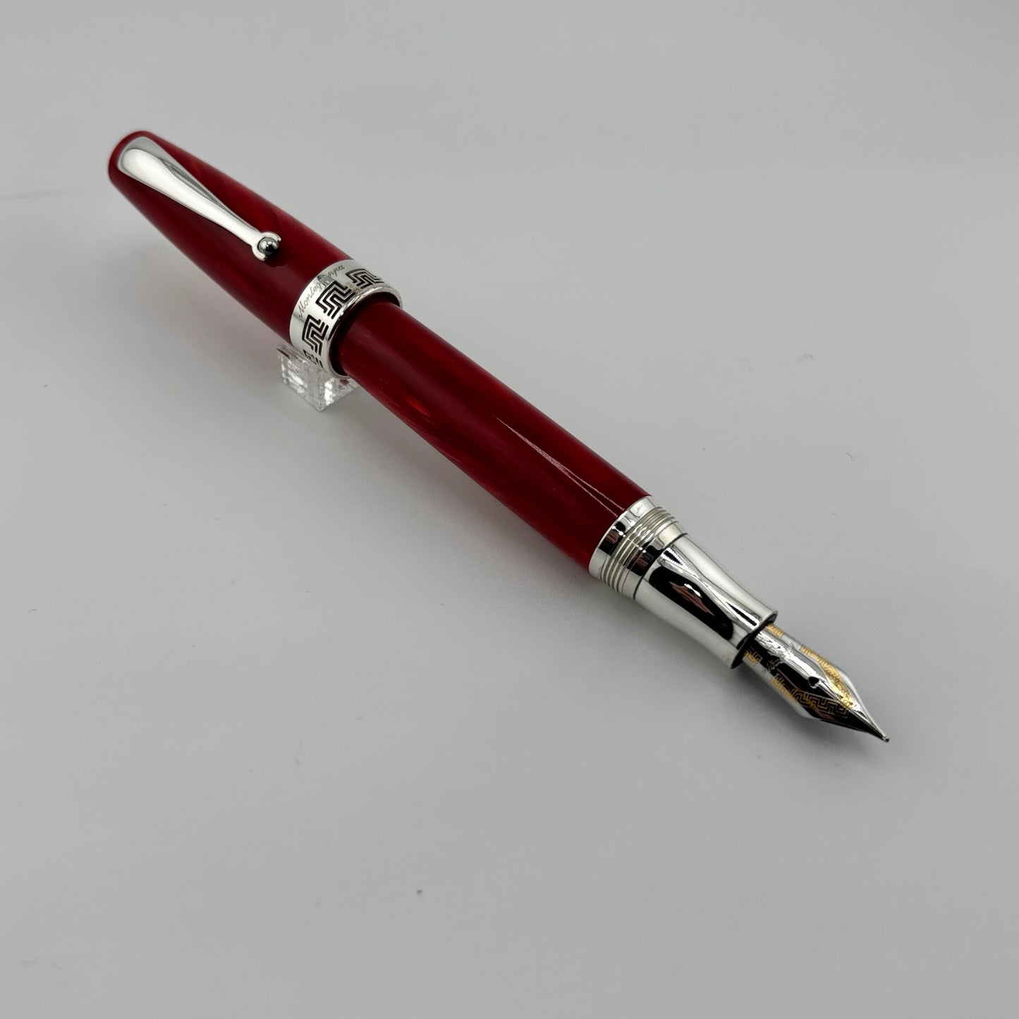 Montegrappa Limited Edition Historia Red Fountain Pen Medium Nib