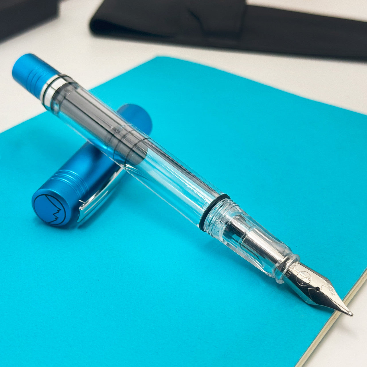 Monteverde MP1 Bright Blue Demonstrator Fountain Pen