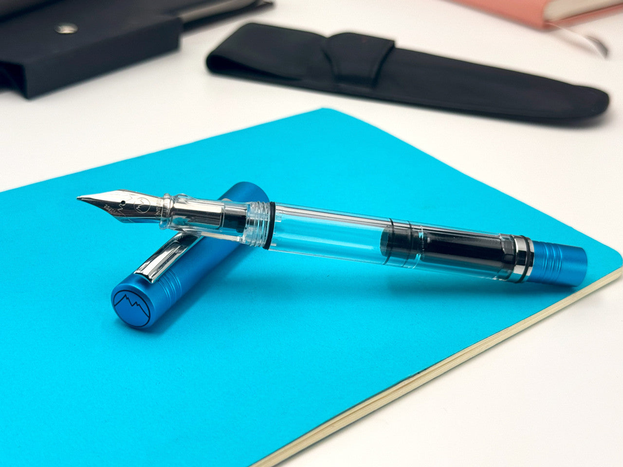 Monteverde MP1 Bright Blue Demonstrator Fountain Pen