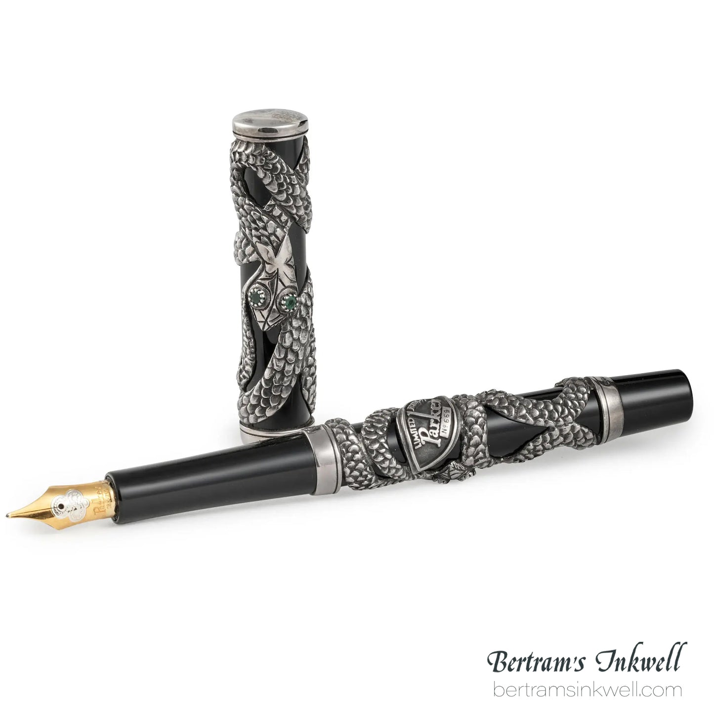 Parker Snake Sterling Silver Limited Edition Fountain Pen, 1997