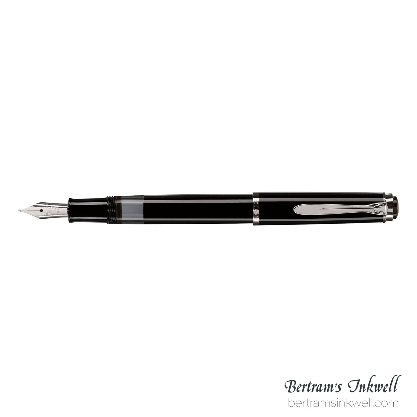 Pelikan M205 Black Fountain Pen With Leather Pen Case