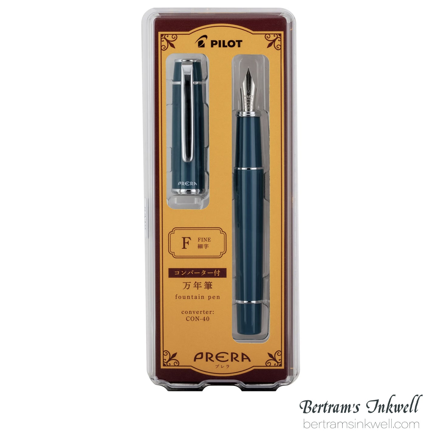 Pilot Prera Empress Teal Fountain Pen