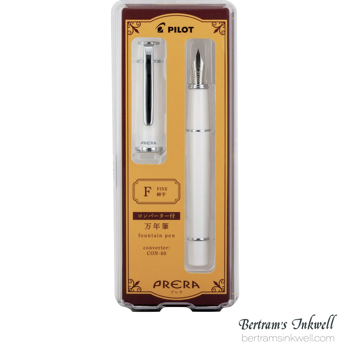 Pilot Prera Porcelain White Fountain Pen