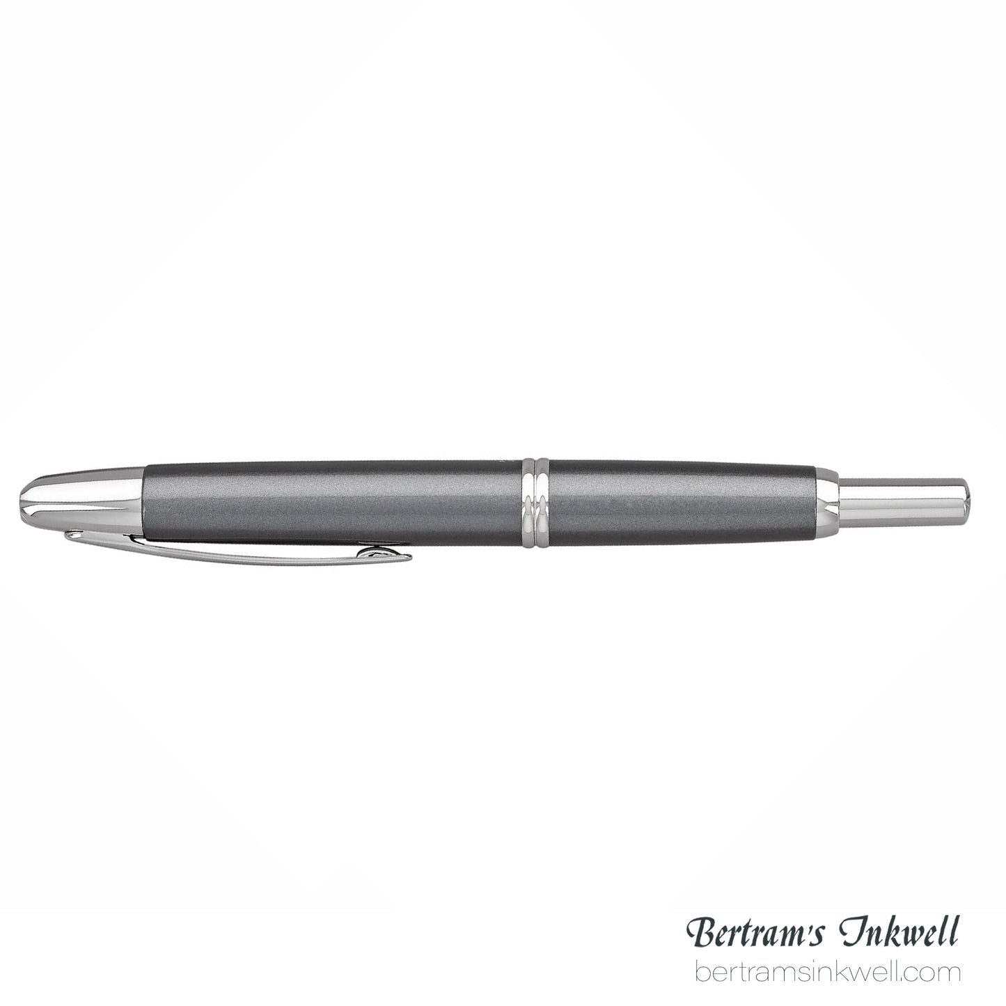 Pilot Vanishing Point Gun Metal Gray with Rhodium Accents Fountain Pen